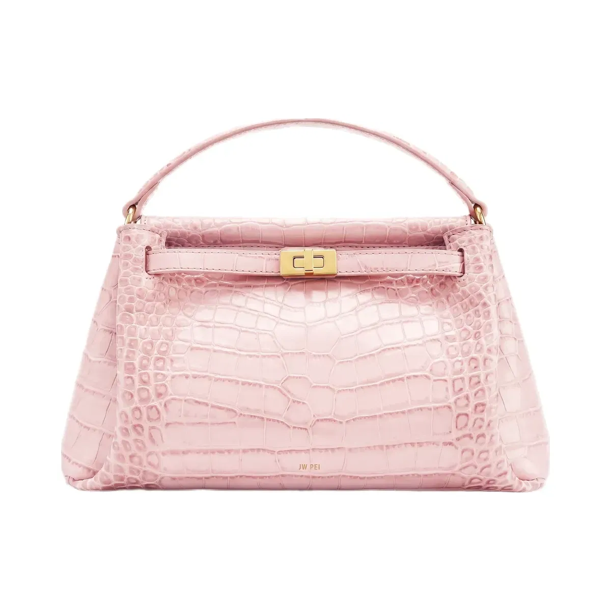 Jw Pei Carmen Top Handle Bag Pink Croc