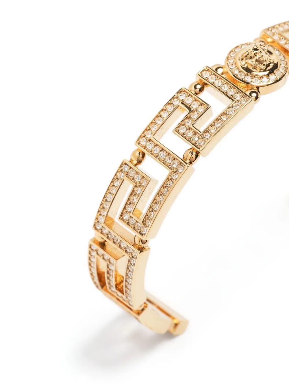 Medusa Greca cuff bracelet