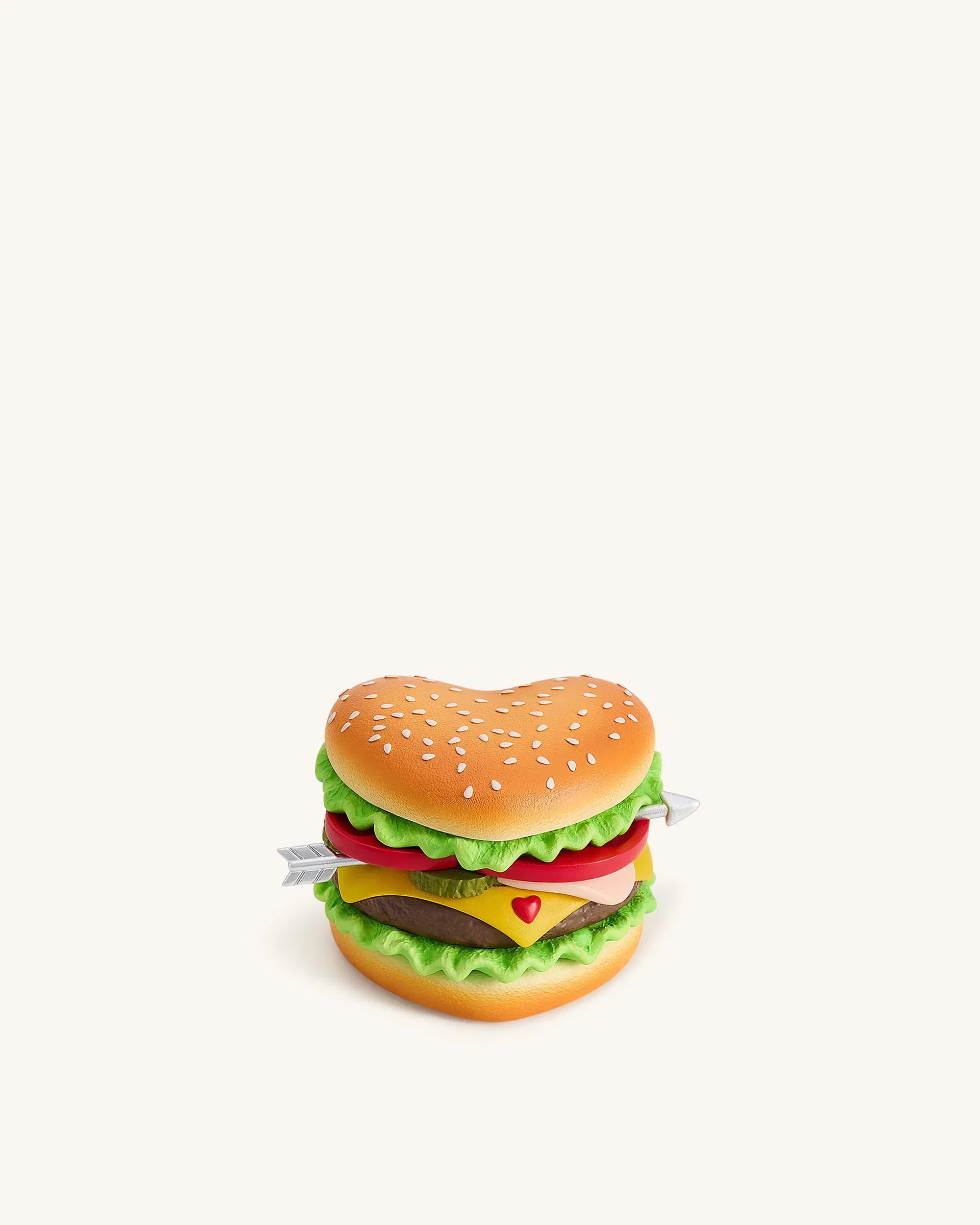 Jw Pei Heart Burger Novelty Clutch Bag Multicolor