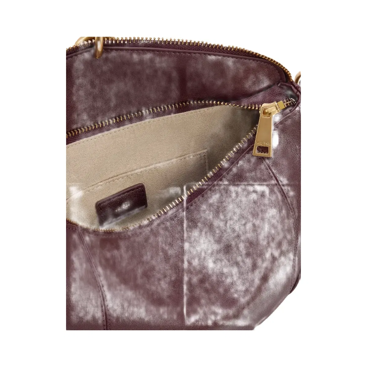 Jw Pei Jayla Metal Pendant Embellished Shoulder Bag Deep Burgundy