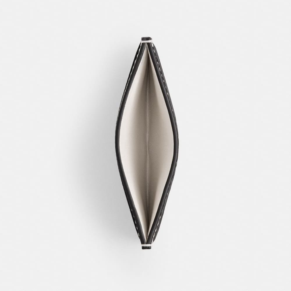 Coach Essential Card Case In Colorblock Brass Ash Multi