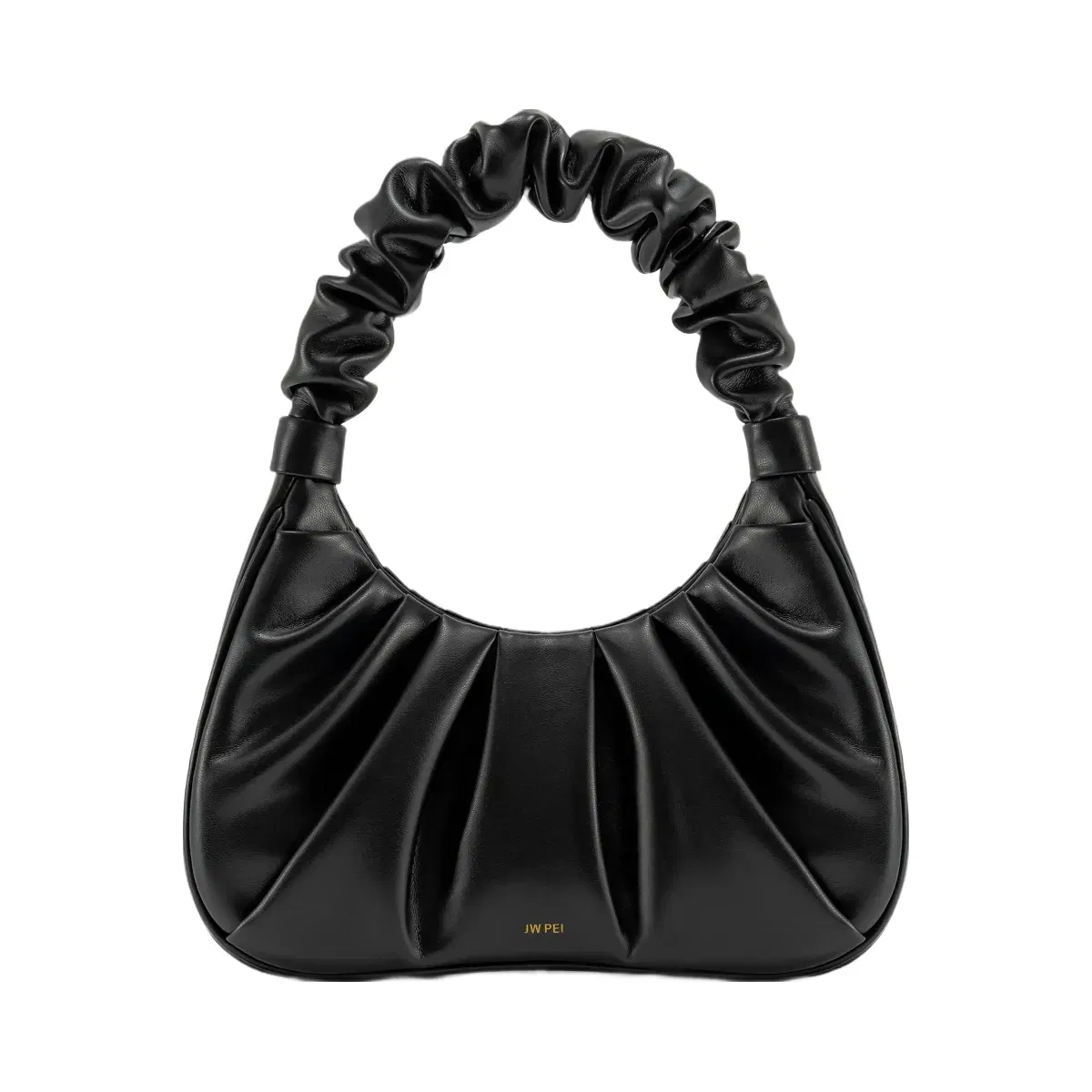 Jw Pei Gabbi Ruched Hobo Handbag Black