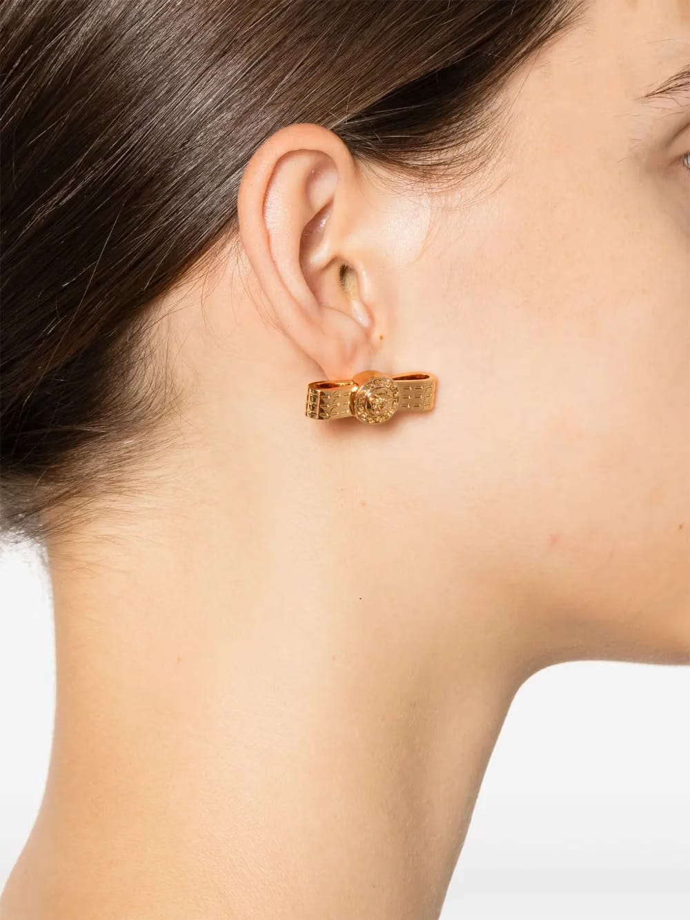 Medusa Head-motif earrings