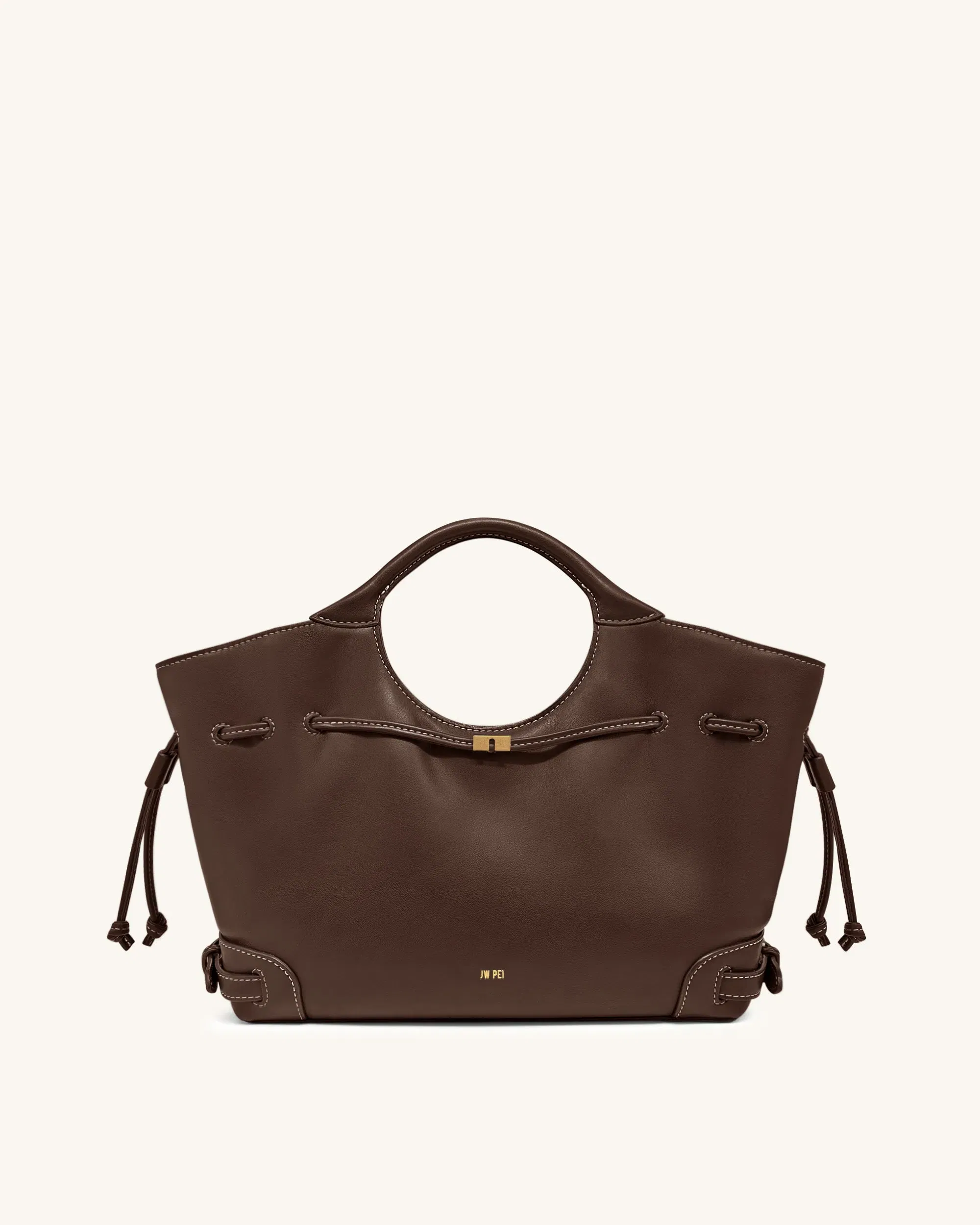 Jw Pei Virelle Drawstring Tote Bag Brown