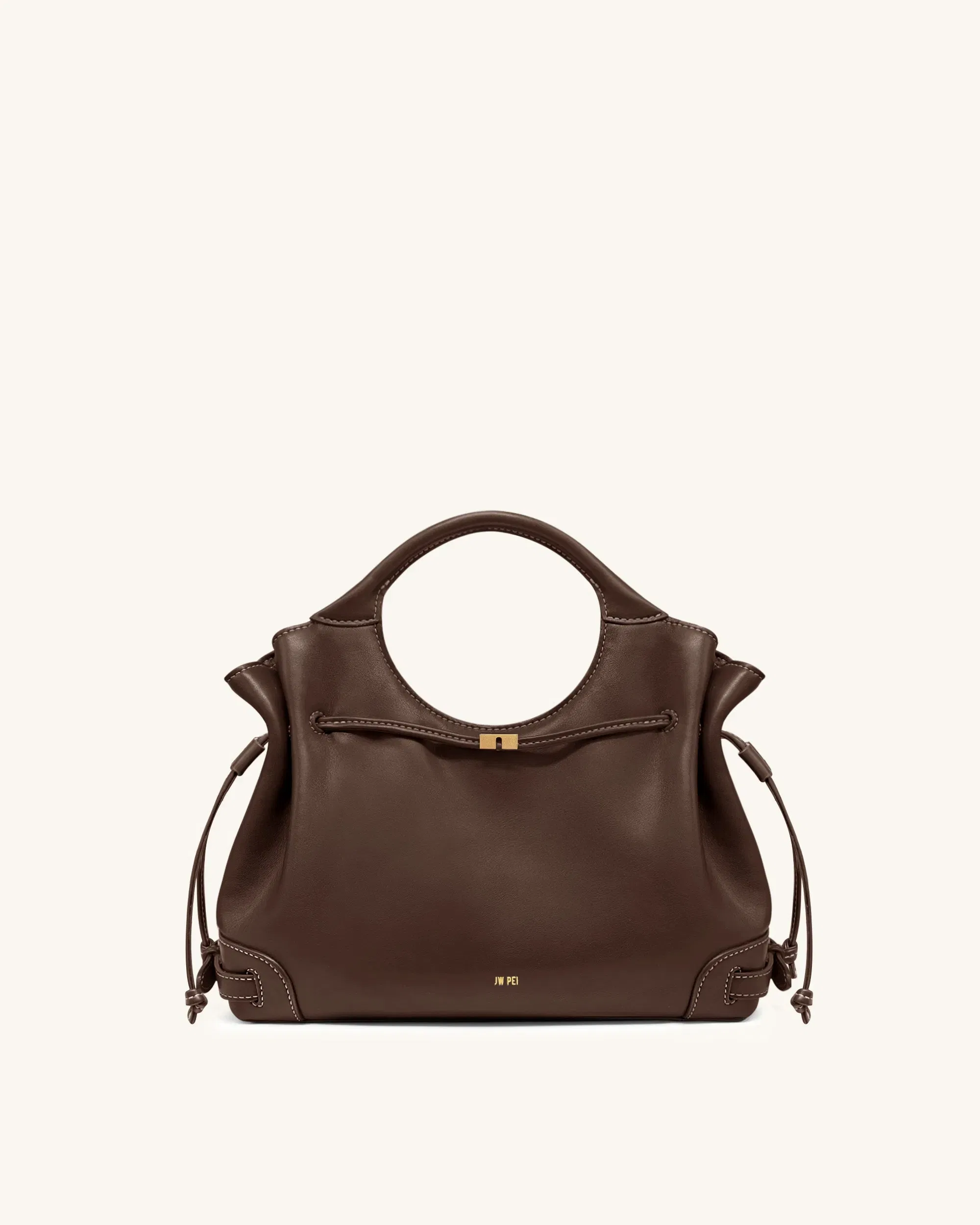 Jw Pei Virelle Drawstring Tote Bag Brown