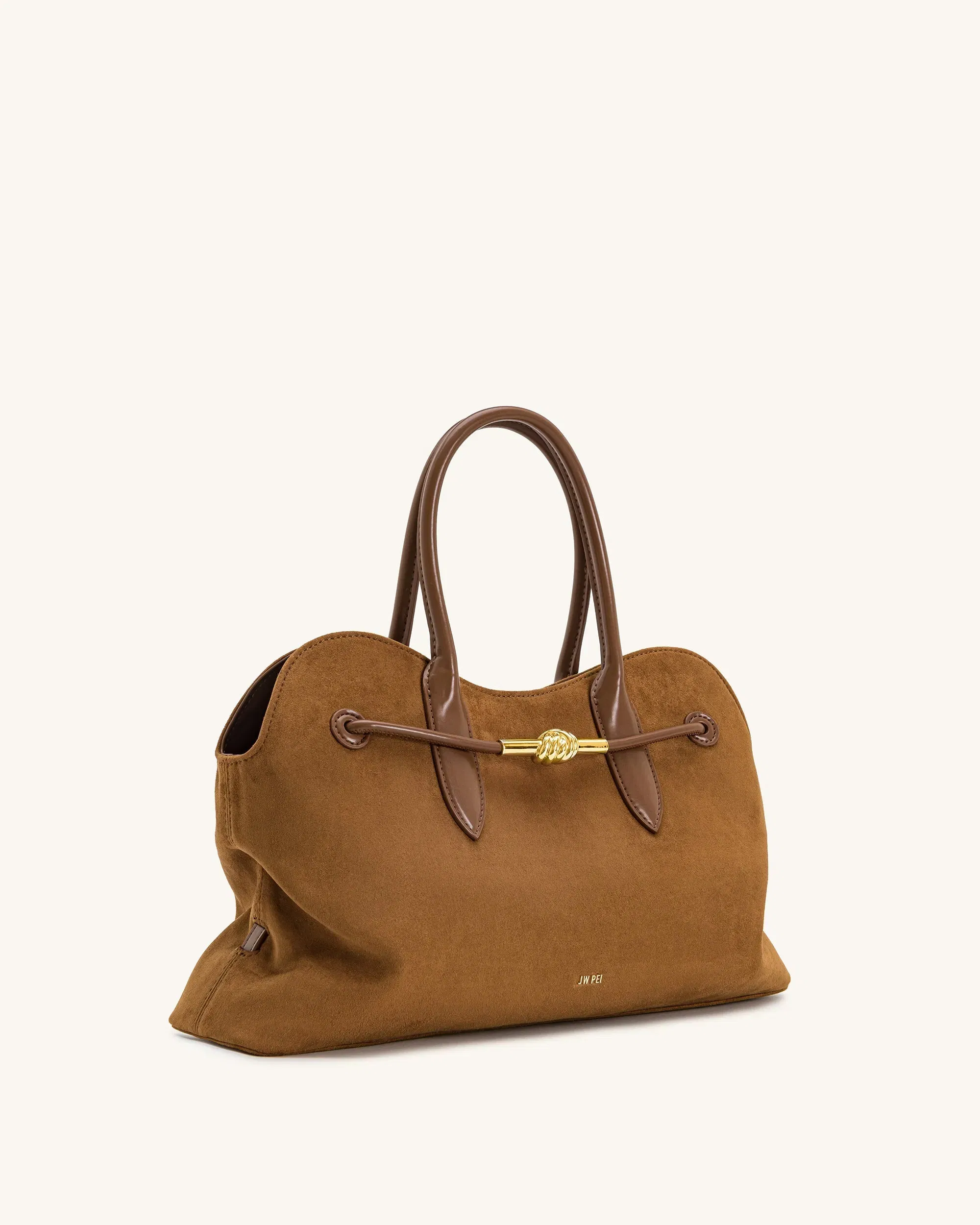 Jw Pei Adele Metal Rope Knot Tote Bag Caramel Brown