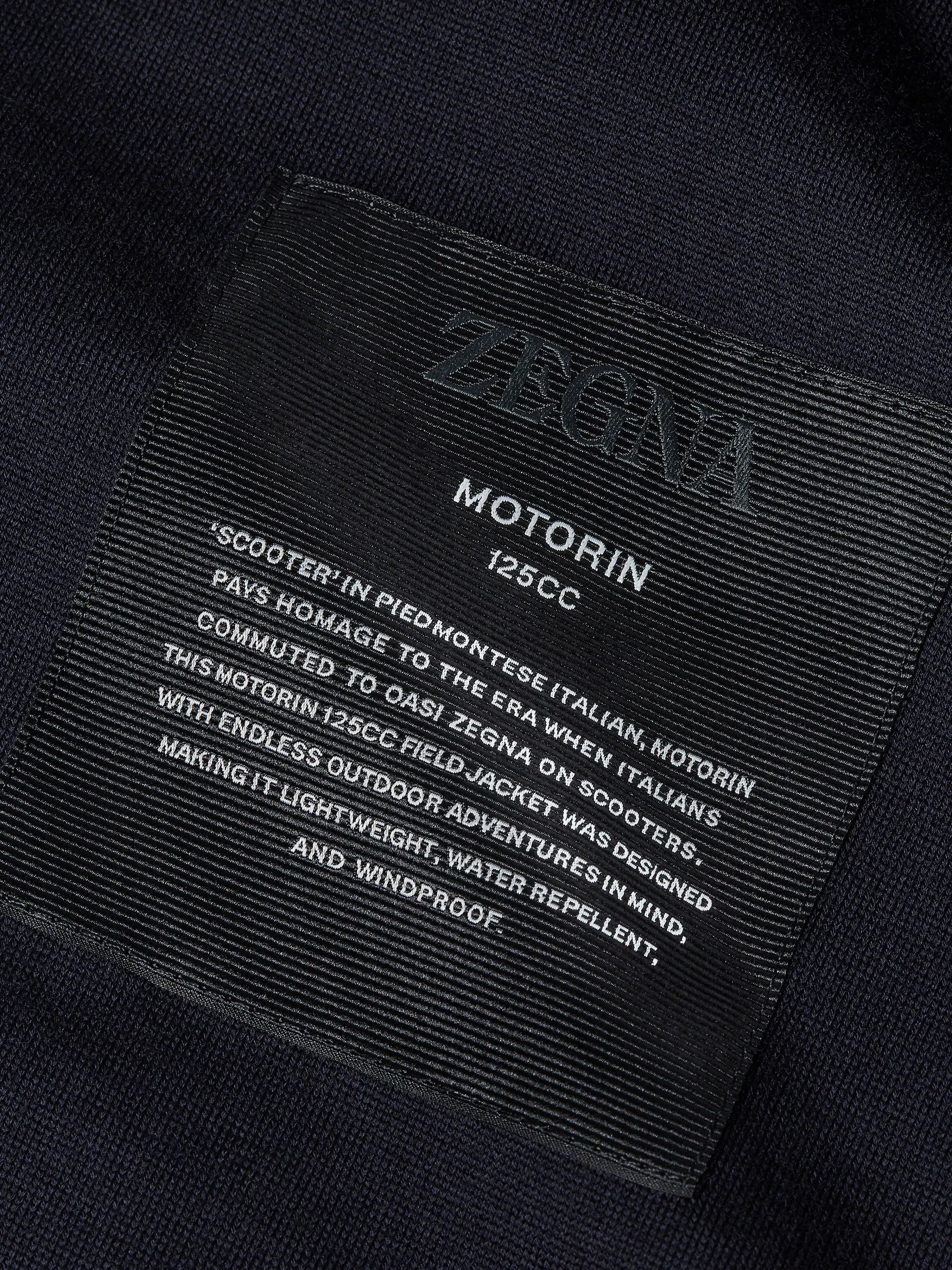 Zegna Microfiber Motorin 125Cc Field Jacket