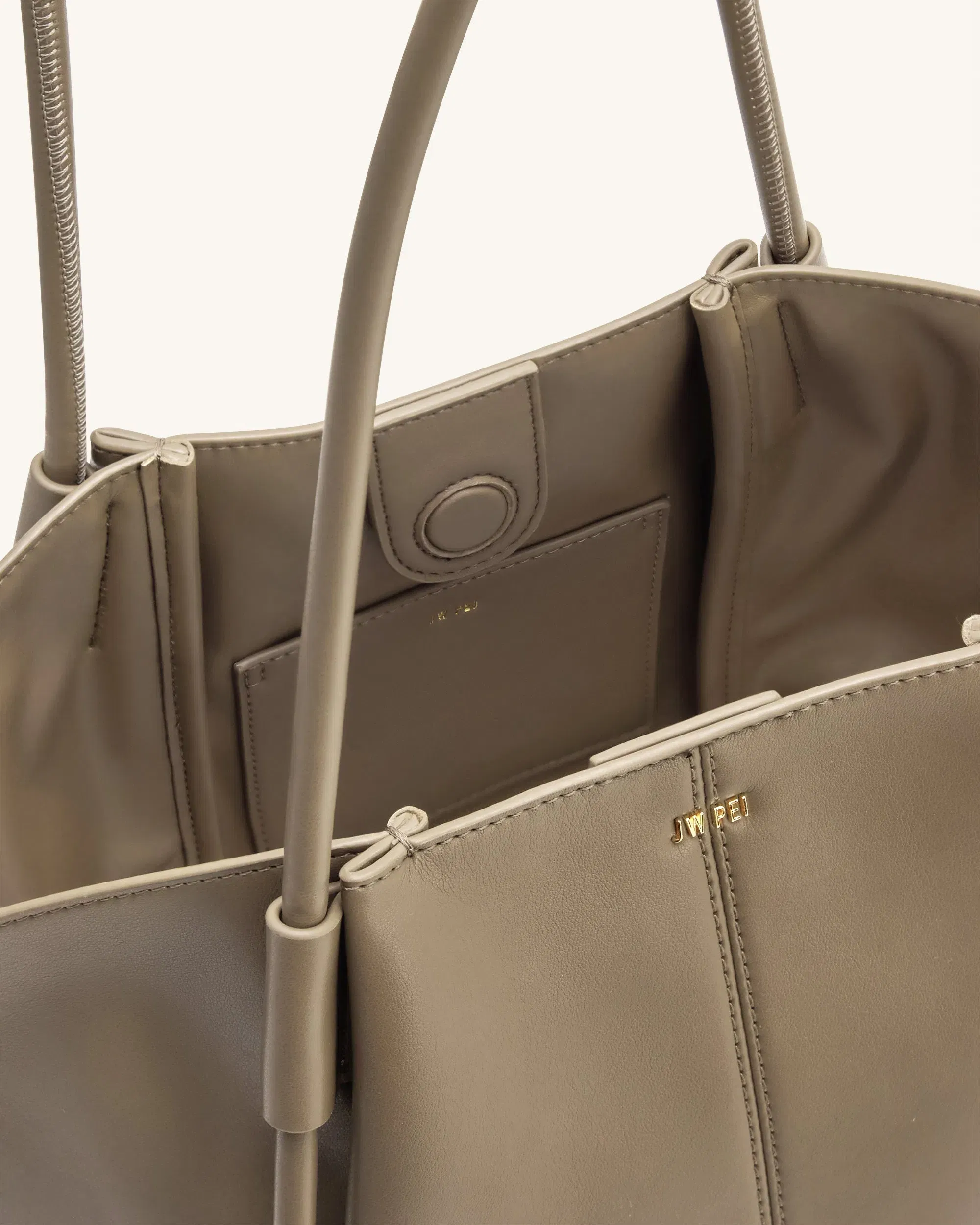 Jw Pei Nala Wide Tote Bag Taupe