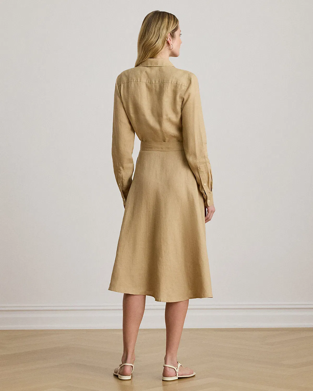 Ralph Lauren Belted Linen Shirtdress