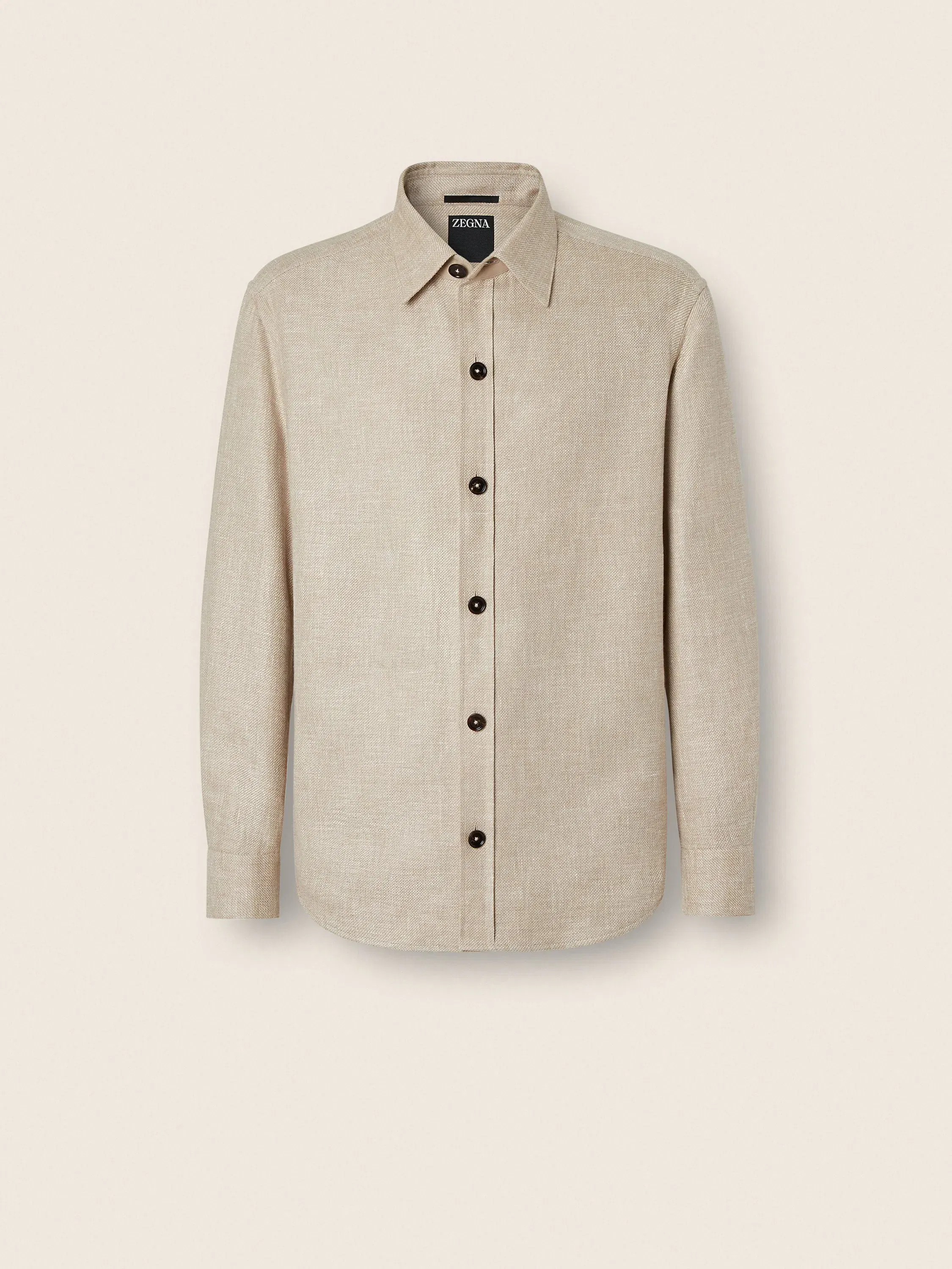 Zegna Cashmere Linen And Silk Overshirt