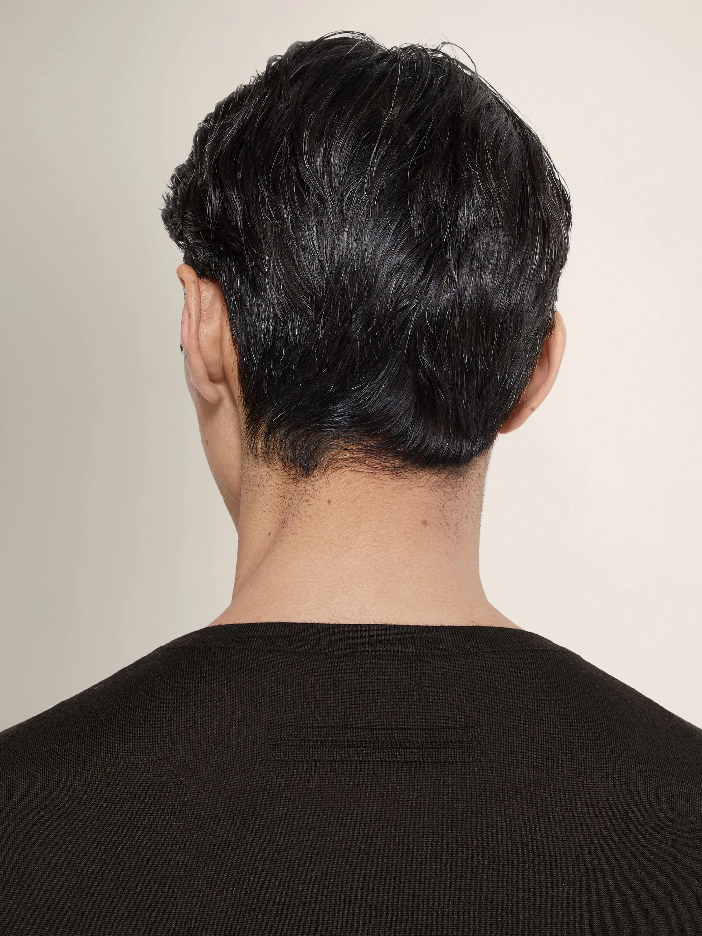 Zegna Dark Brown Mlange Cashseta Crewneck