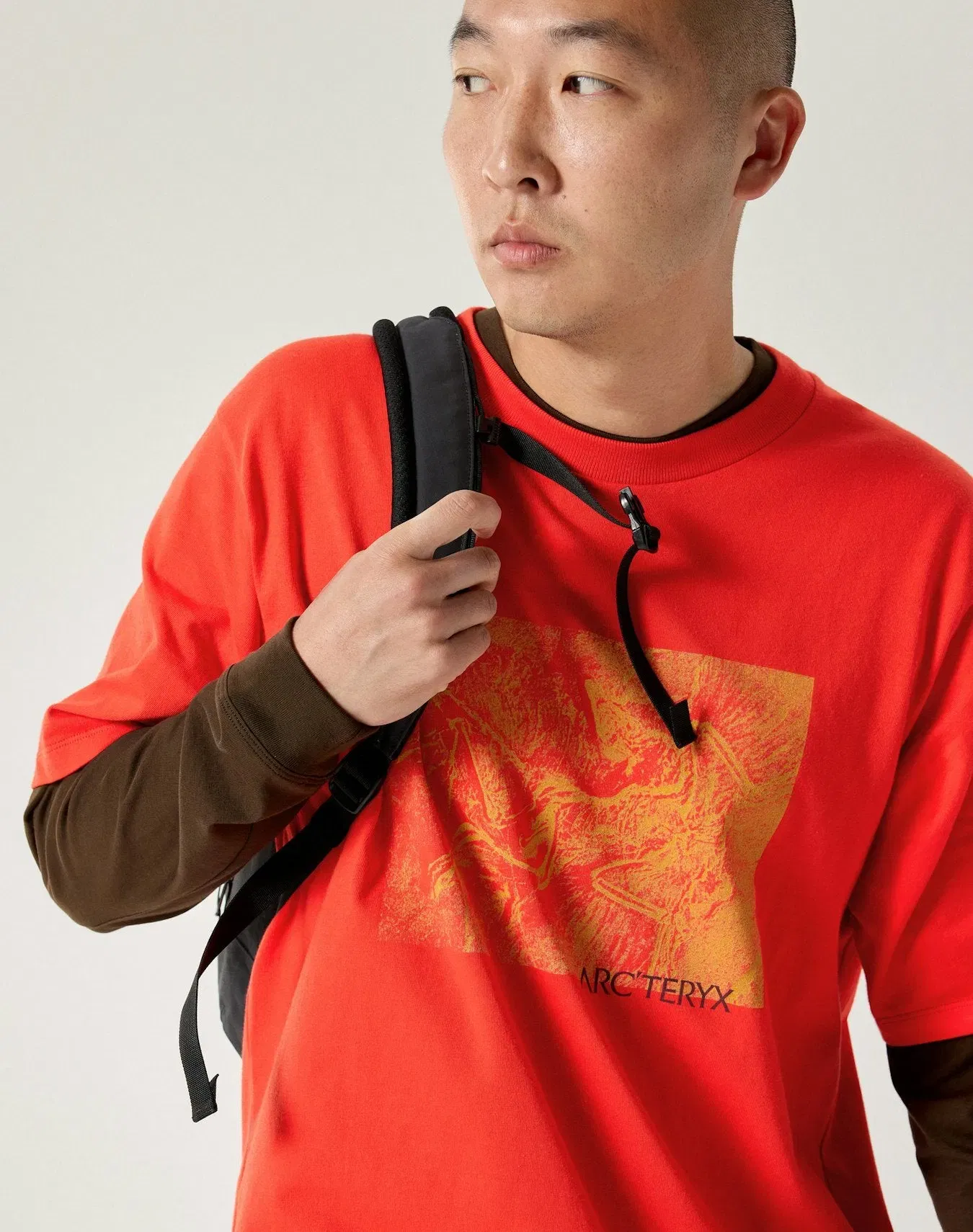 Arc'teryx Outlet Kragg Cotton Lithographica Shirt SS Men's Dynasty