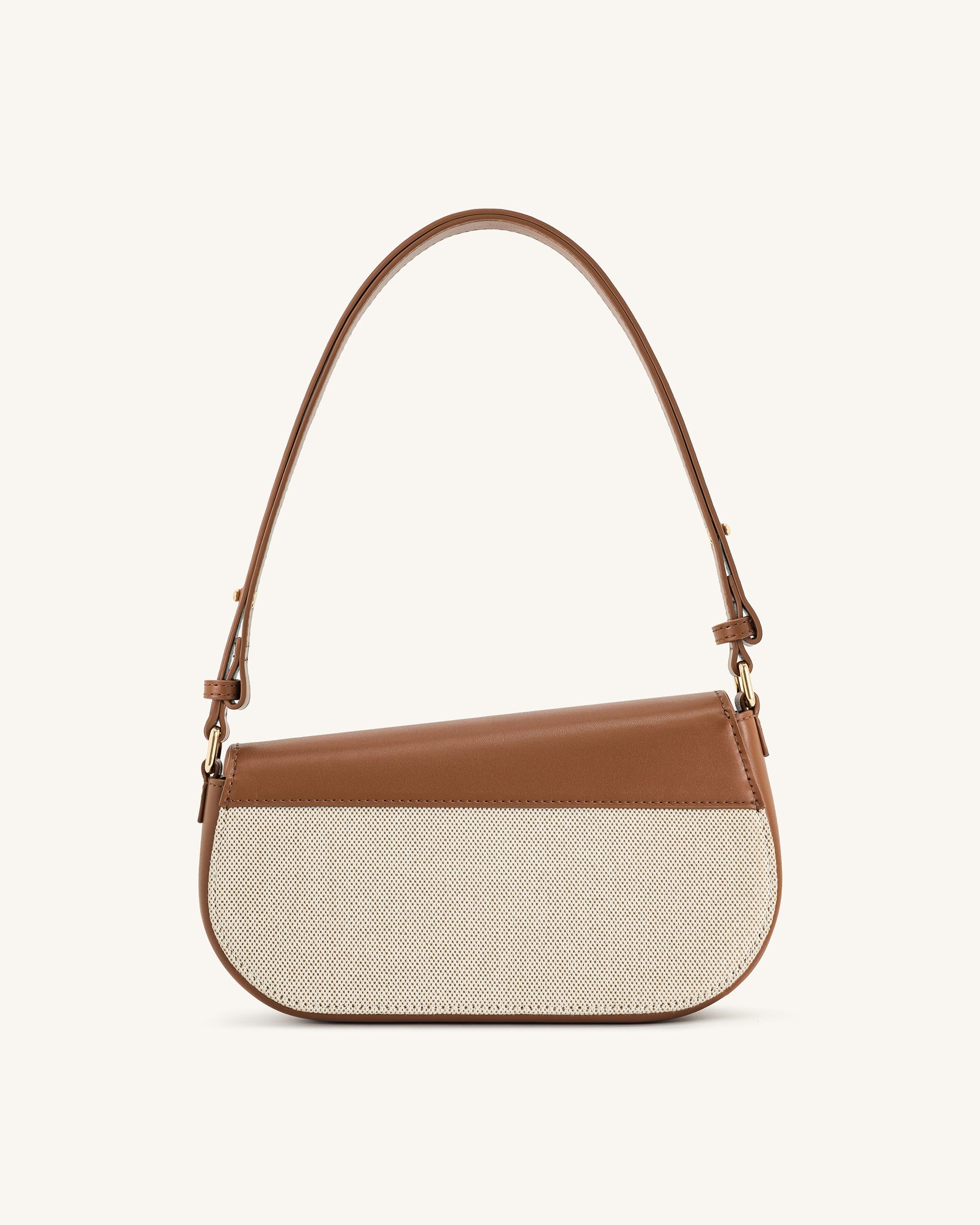 Jw Pei Addisyn Shoulder Bag Brown Canvas