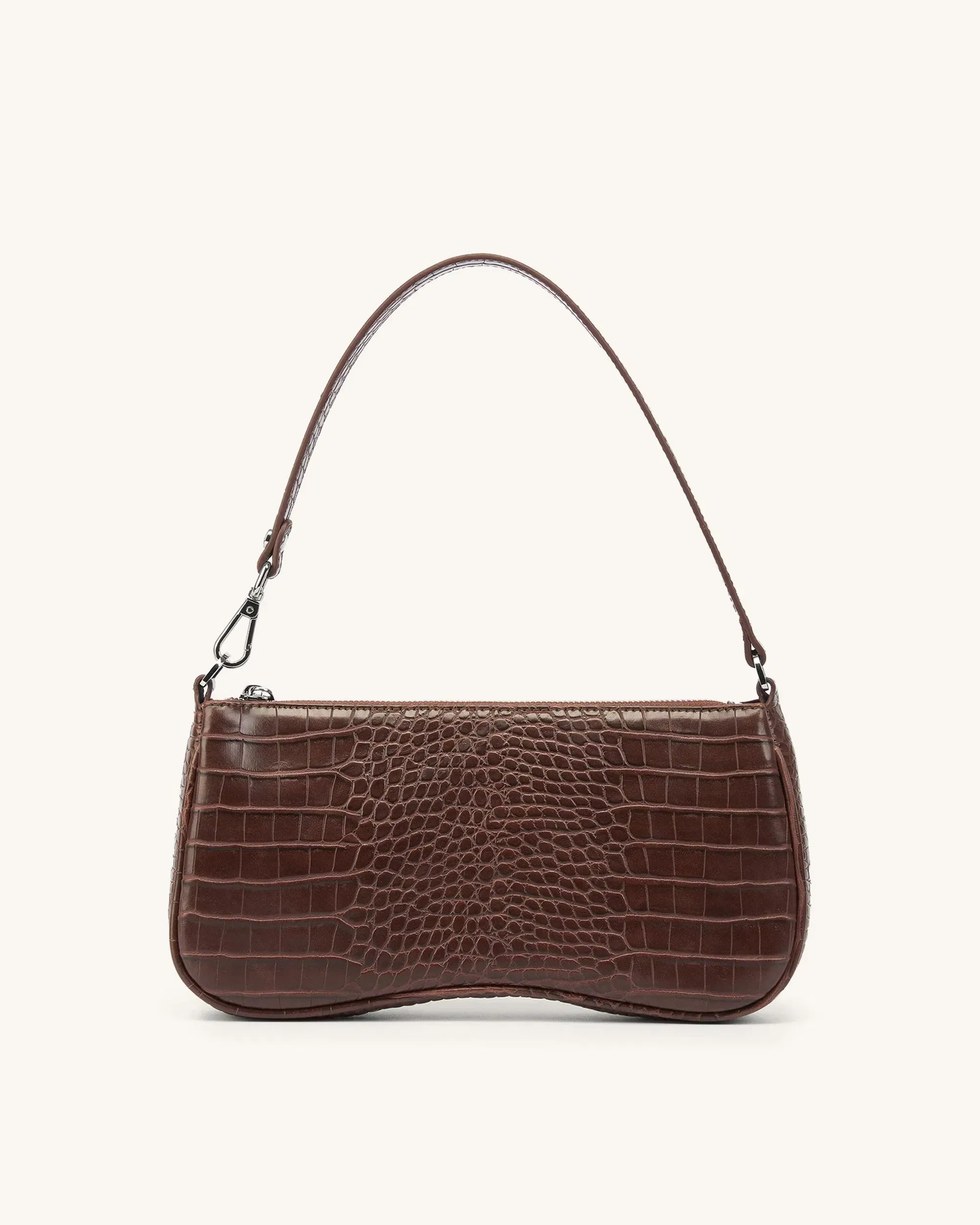 Jw Pei Eva Shoulder Handbag Brown Croc