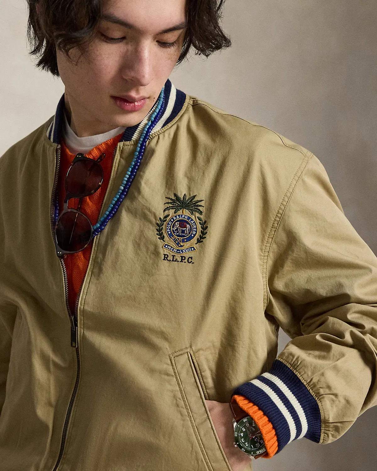 Ralph Lauren Reversible TwillMadras Track Jacket