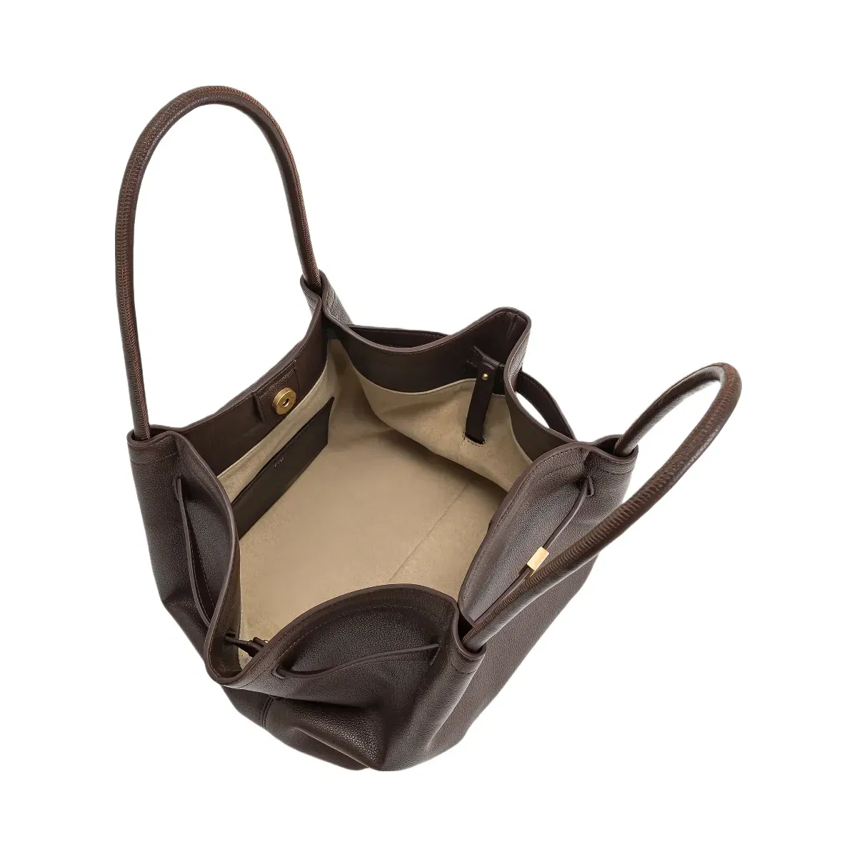 Jw Pei Hana Medium Tote Bag Dark Brown