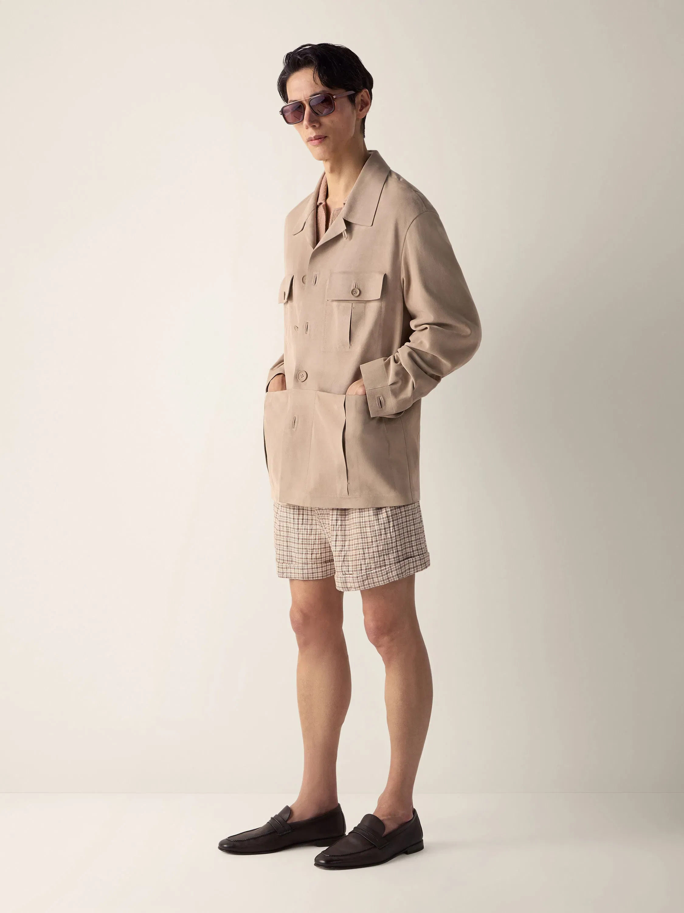 Zegna Suede Sahariana