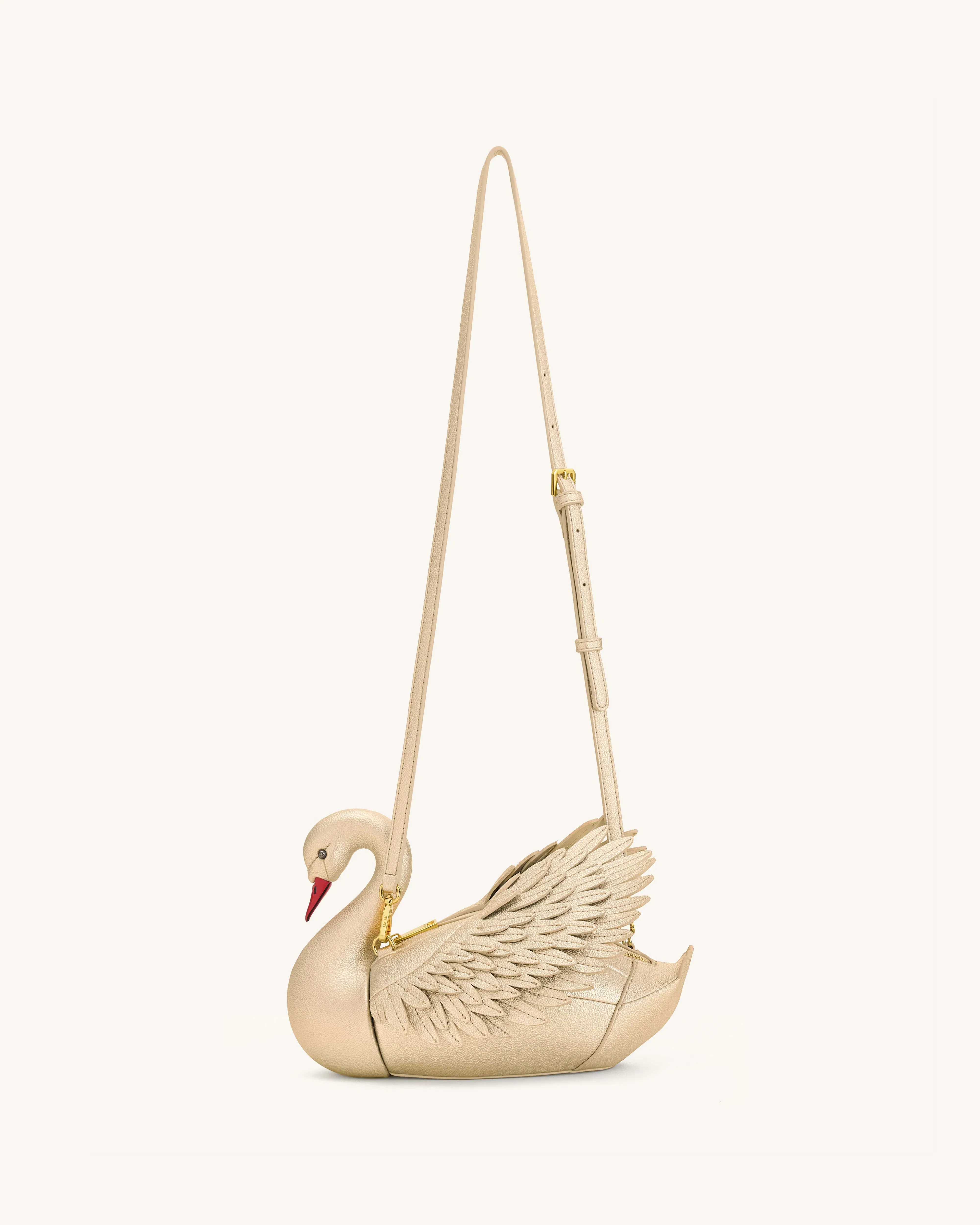 Jw Pei Alani Swan Shaped Crossbody Bag Gold