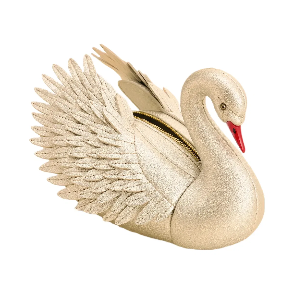 Jw Pei Alani Swan Shaped Crossbody Bag Gold
