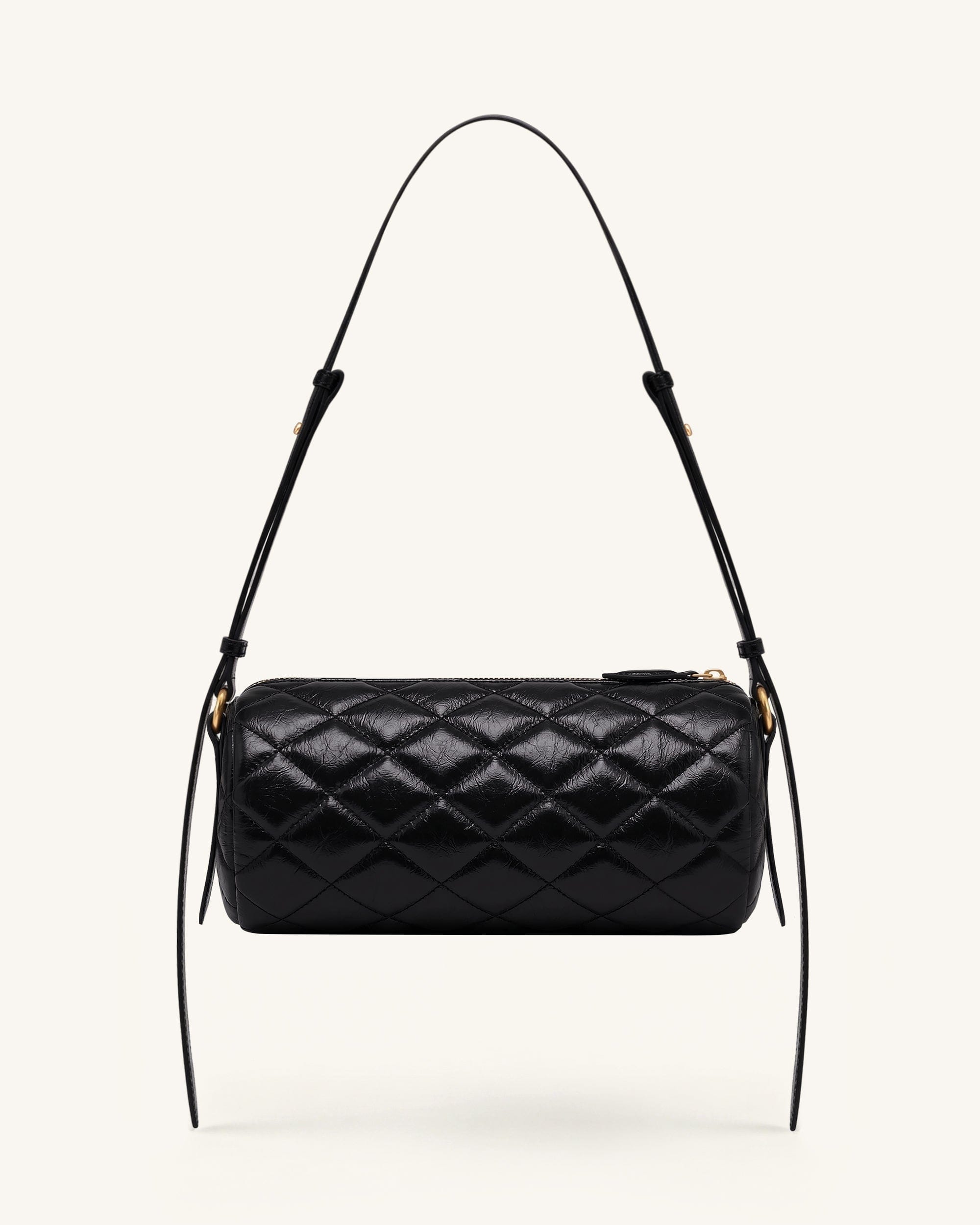 Jw Pei Lucienne Dachshund Quilted Chain Shoulder Bag Black