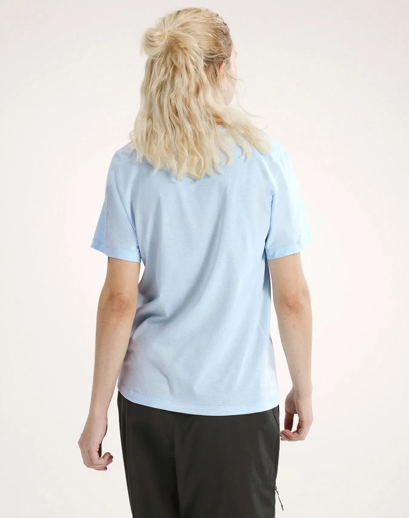 Arc'teryx Kragg SL Cotton Emblem Crew Shirt SS Women's Alpine Blue