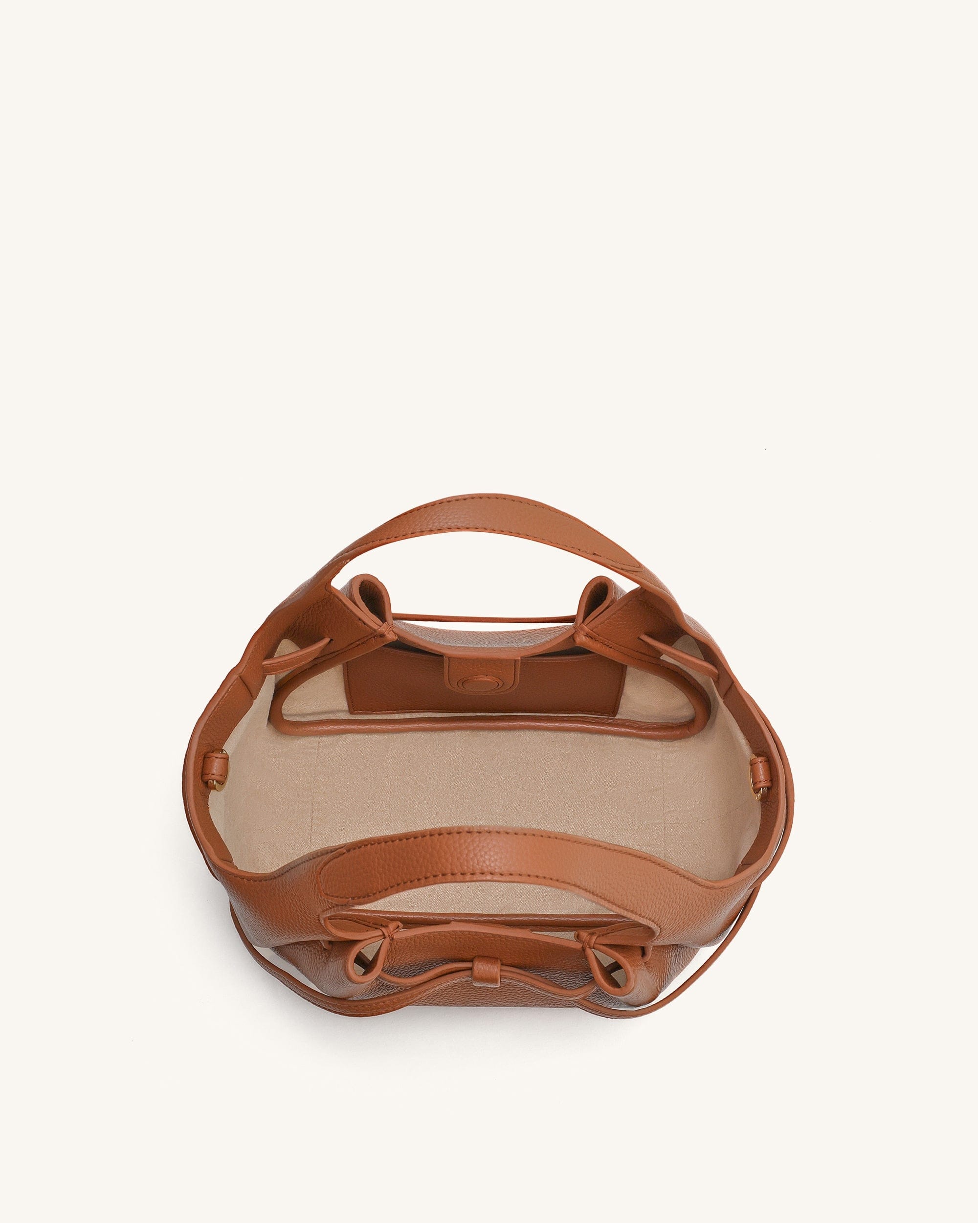 Jw Pei Mabel Soft Bow Tote Bag Caramel Brown