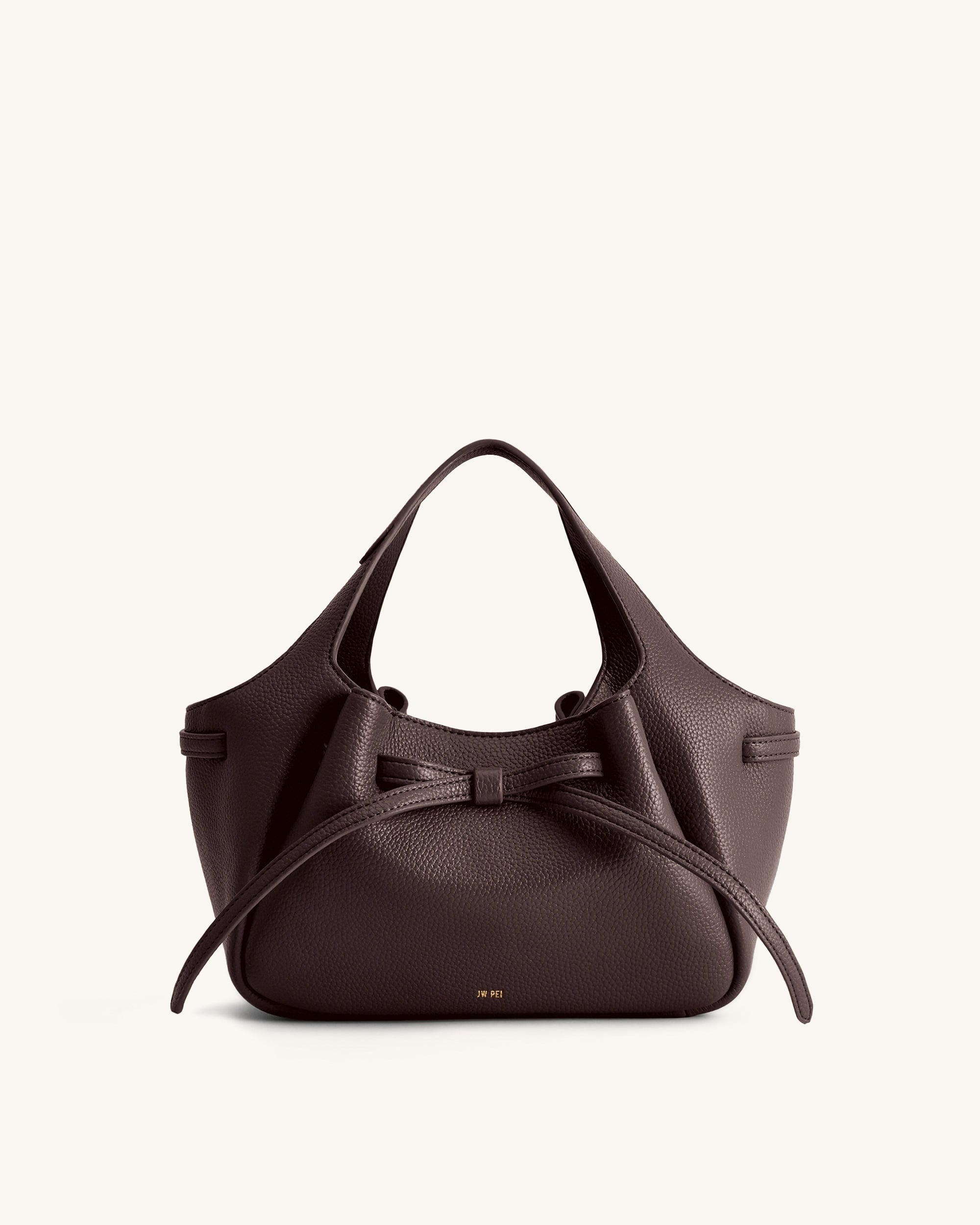 Jw Pei Mabel Soft Bow Tote Bag Caramel Brown