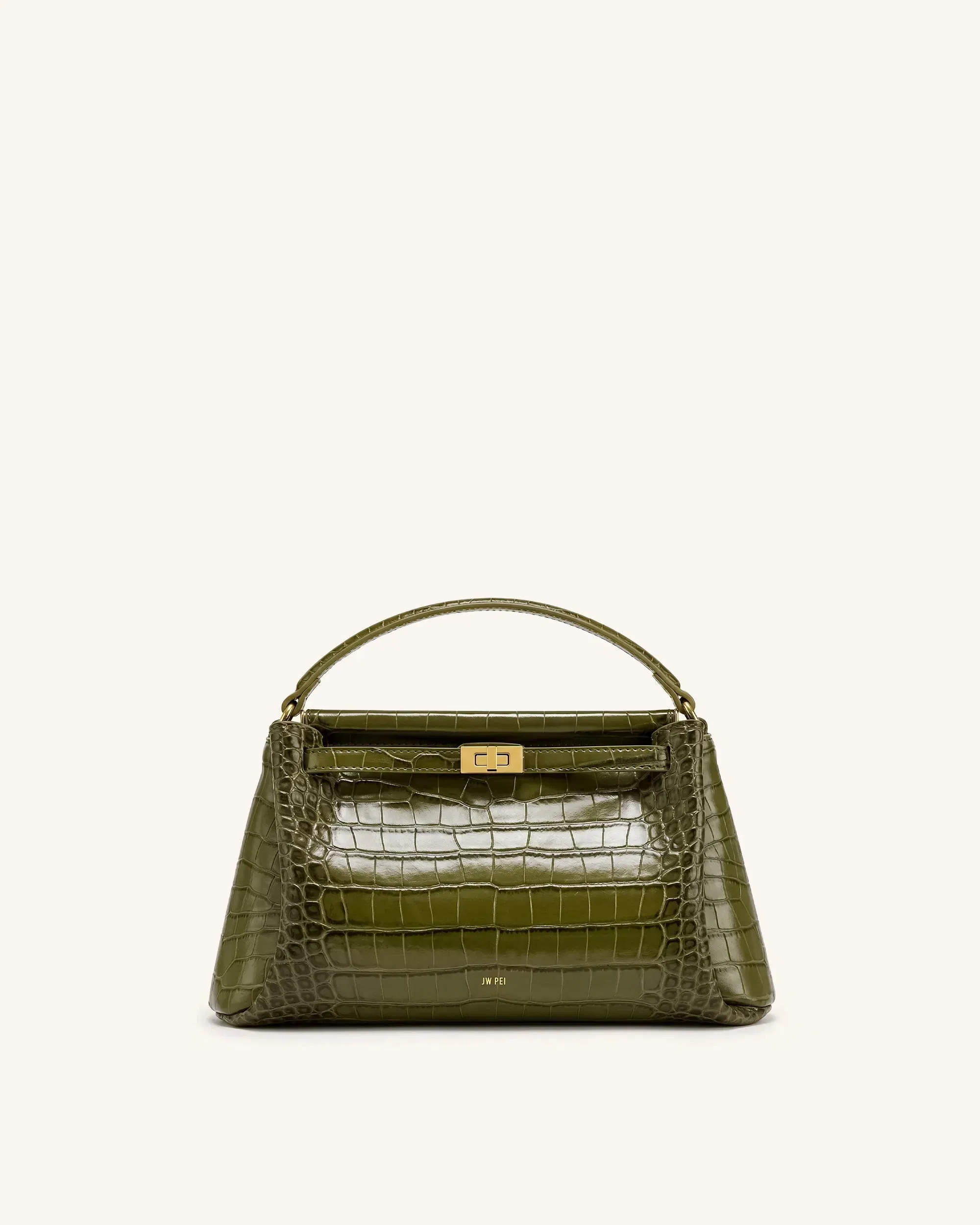 Jw Pei Carmen Top Handle Bag Green Croc