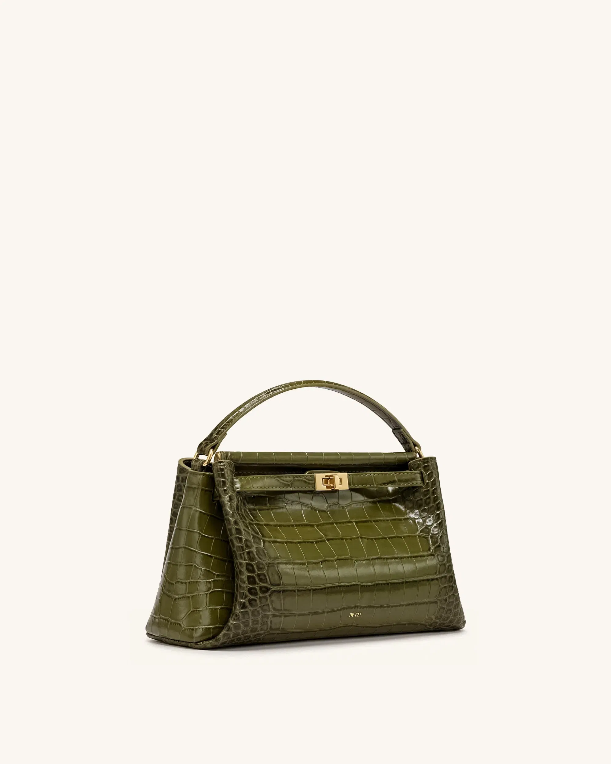 Jw Pei Carmen Top Handle Bag Green Croc