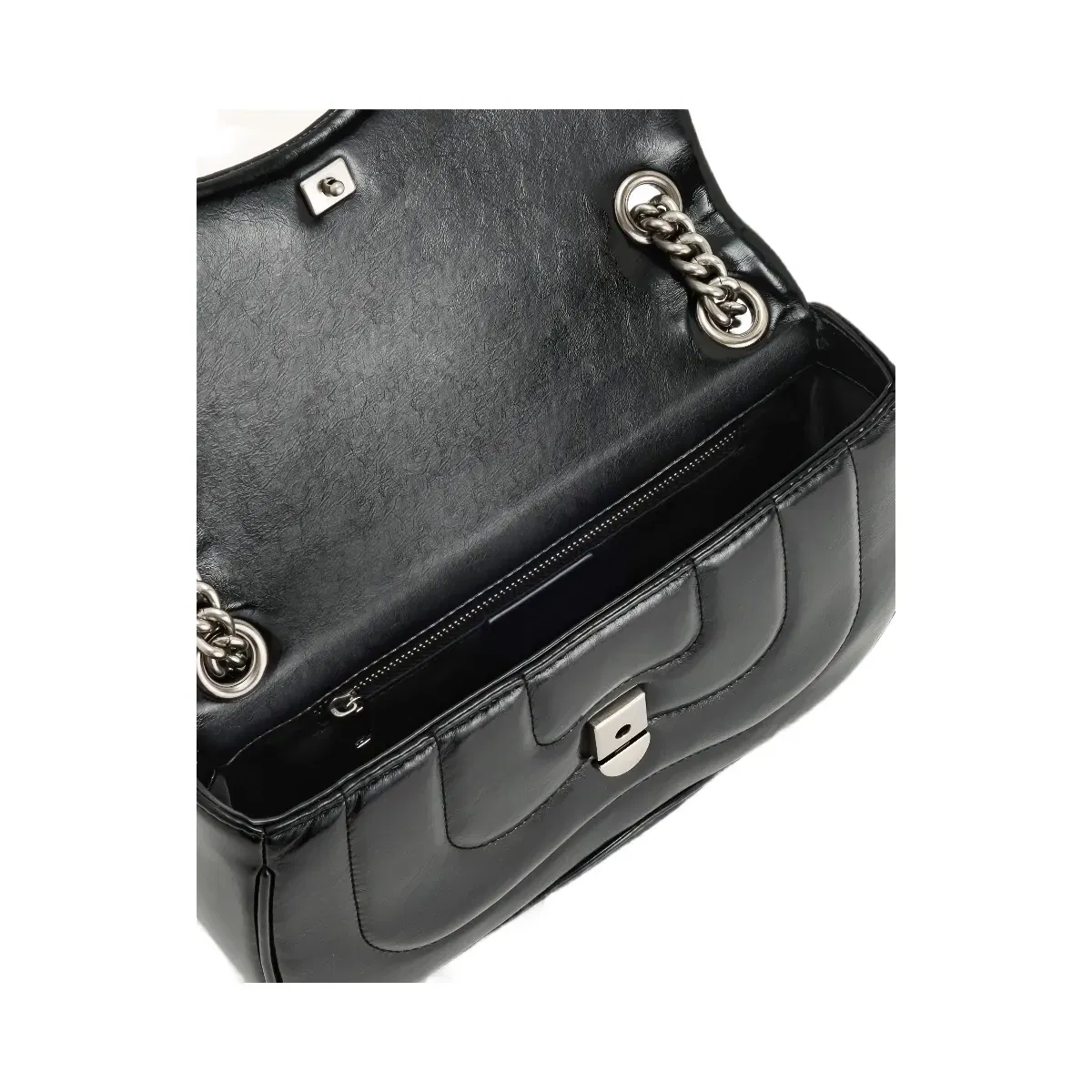 Jw Pei Tina Quilted Chain Crossbody Black