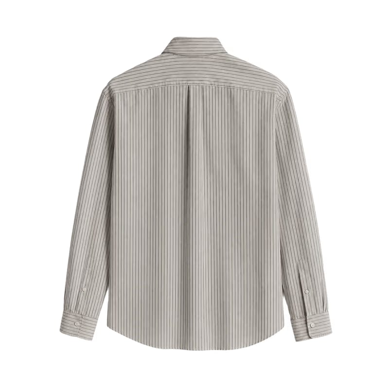 Classic Oxford Stripe Shirt – Ash
