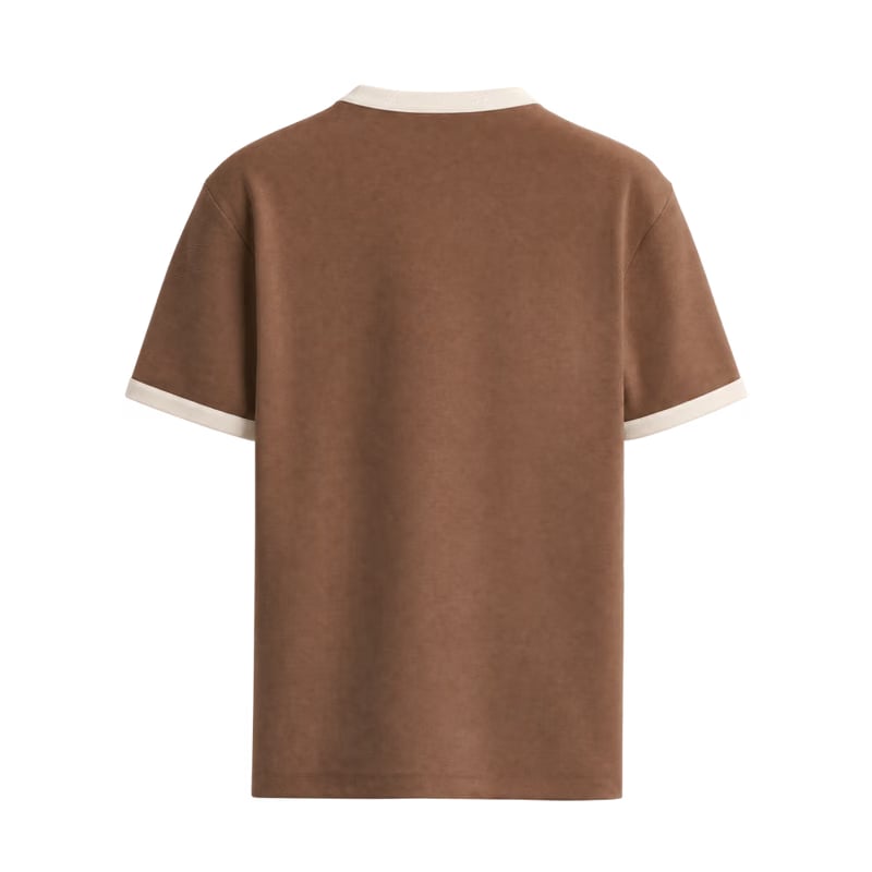 Coastline Ringer Tee – Cocoa