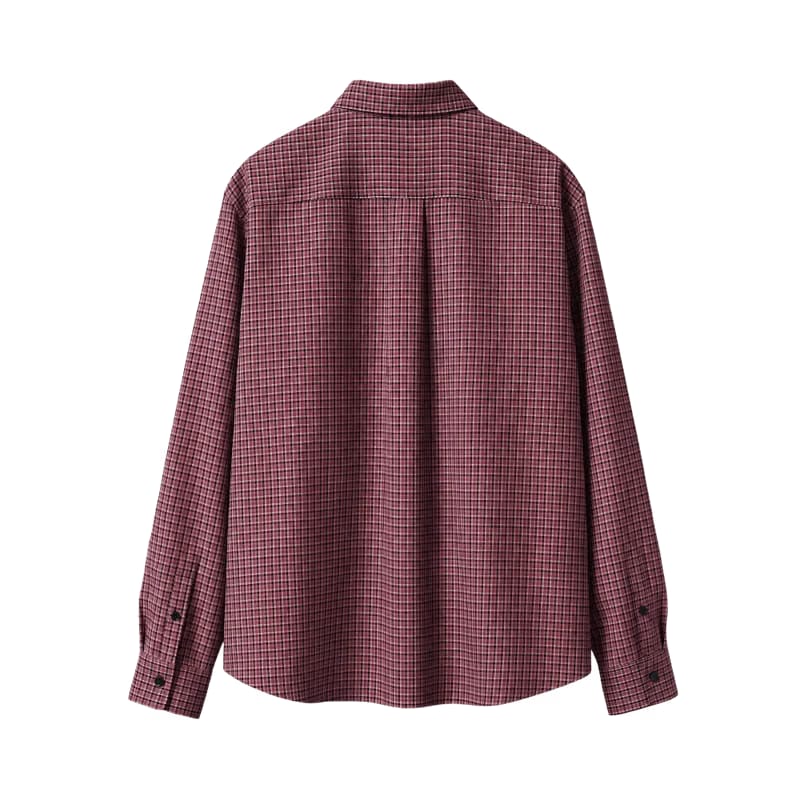 Estate Loom Weave Shirt – Maroon