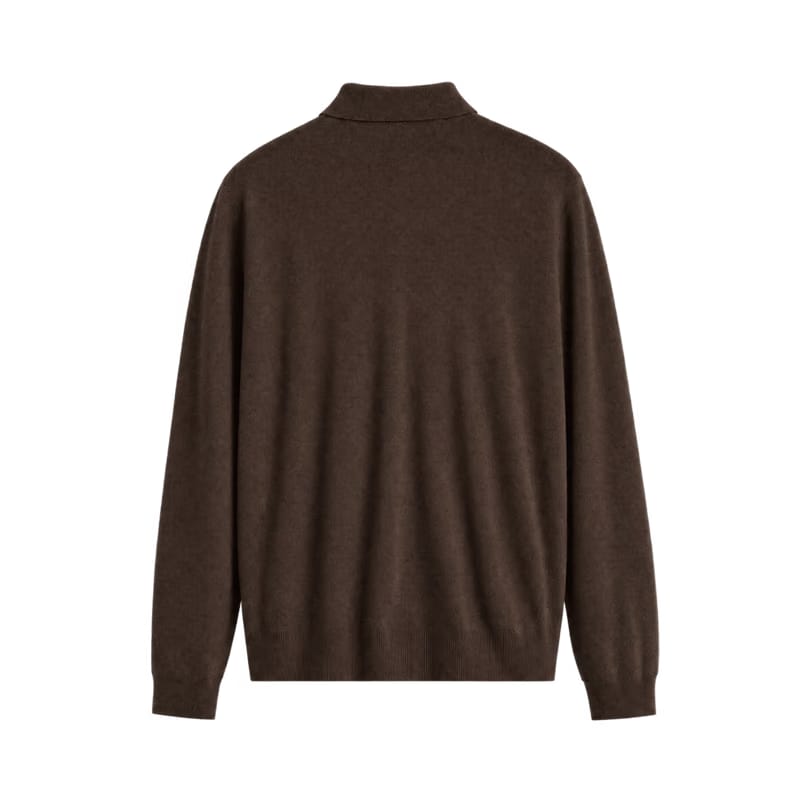 Meridian AirTouch Quarterzip Polo – Dark Cocoa