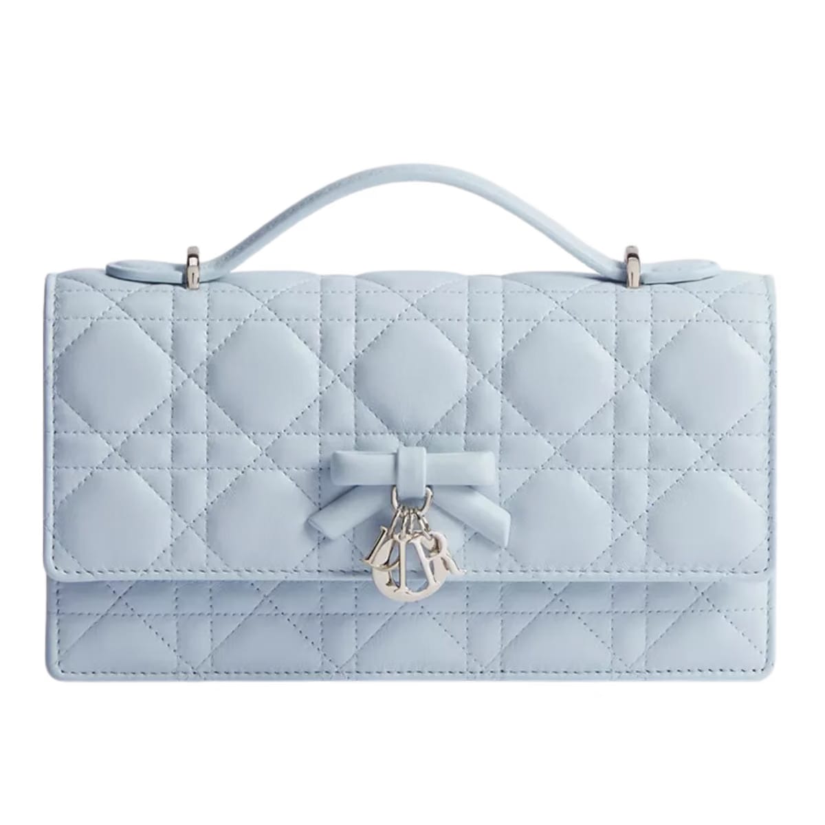 My Dior Mini Bag Ice Blue Cannage Lambskin