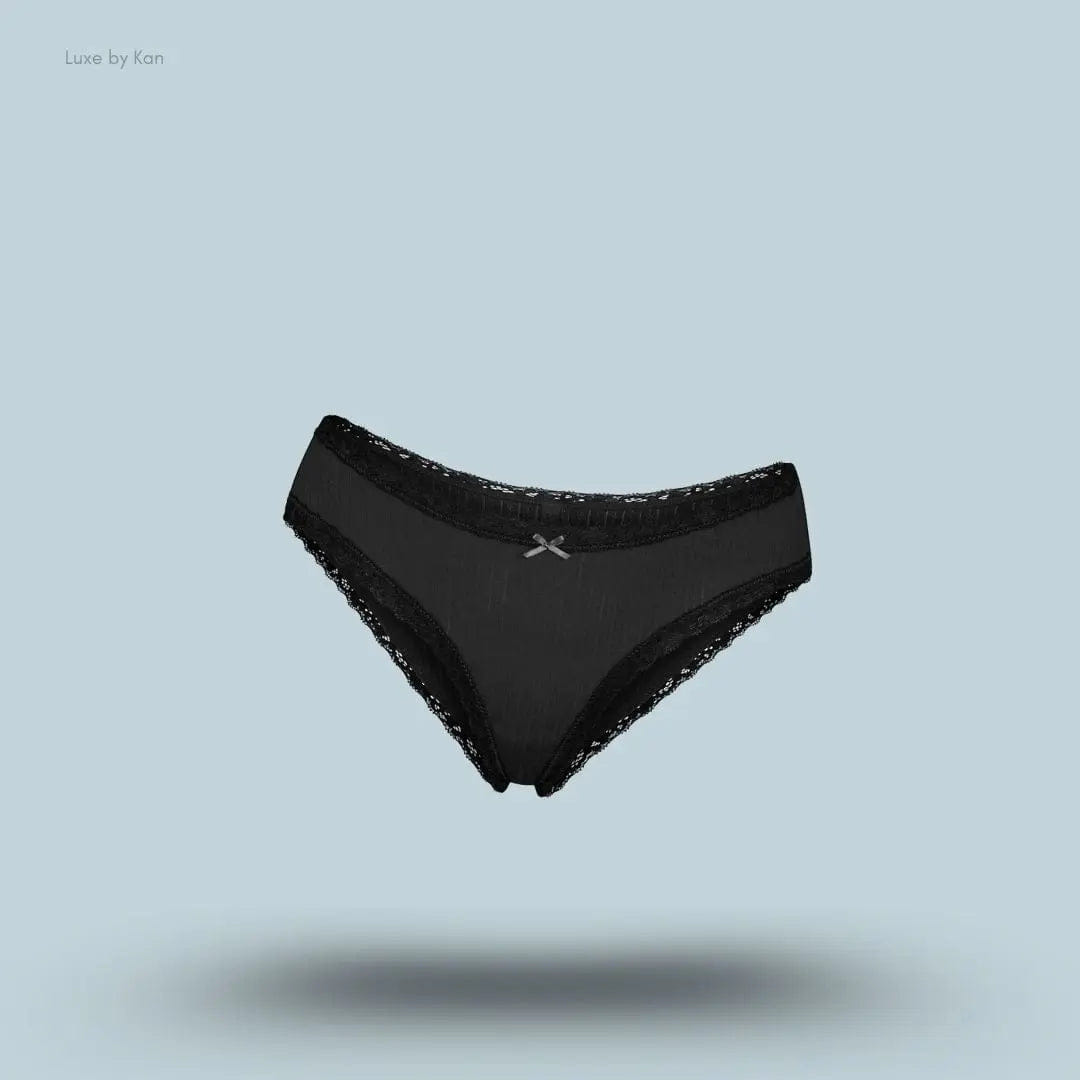 Skims Lightweight Cotton Pointelle Lace Brief