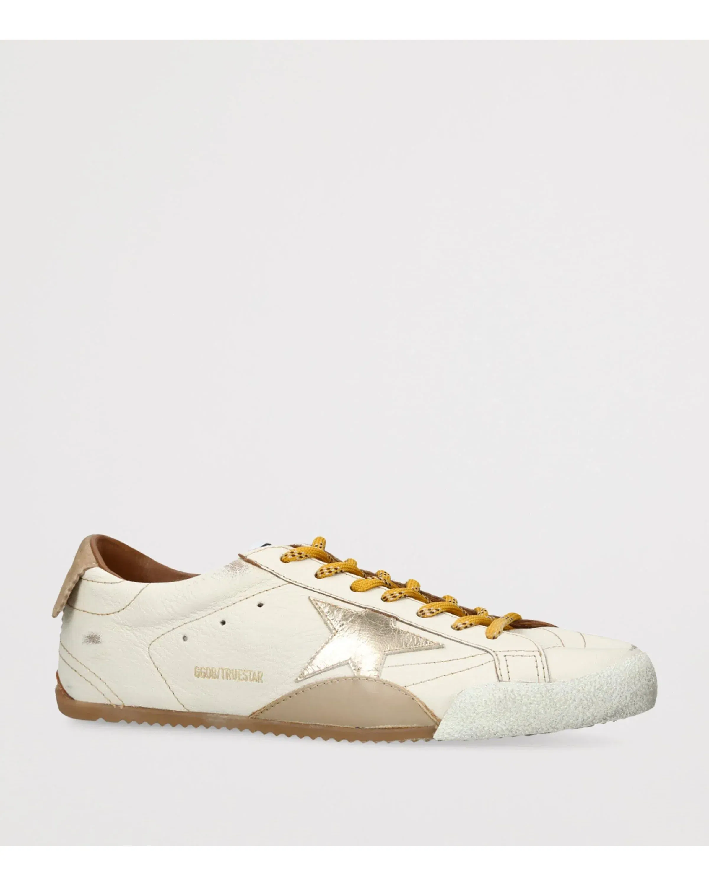 Golden Goose Men's Natural Leather True Star Sneakers