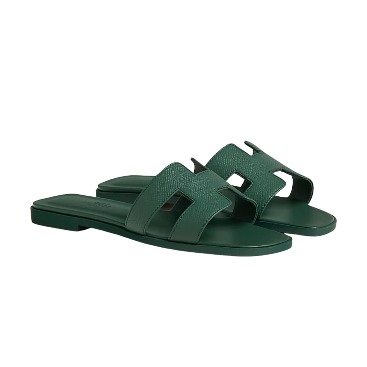 Hermes Oran sandal Vert