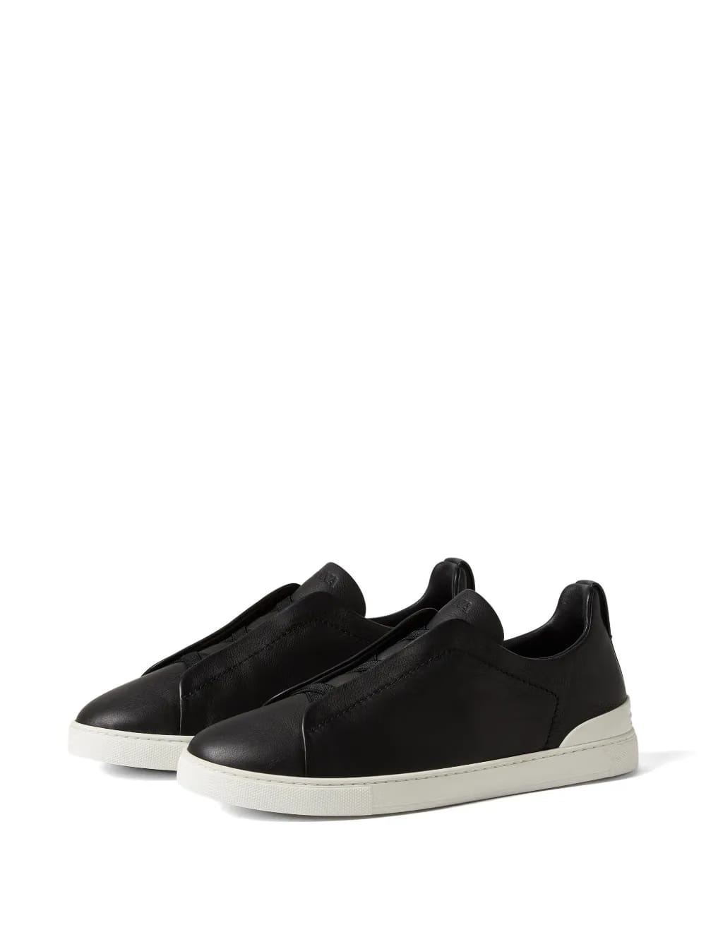 Zegna Triple Stitch Secondskin black sneakers
