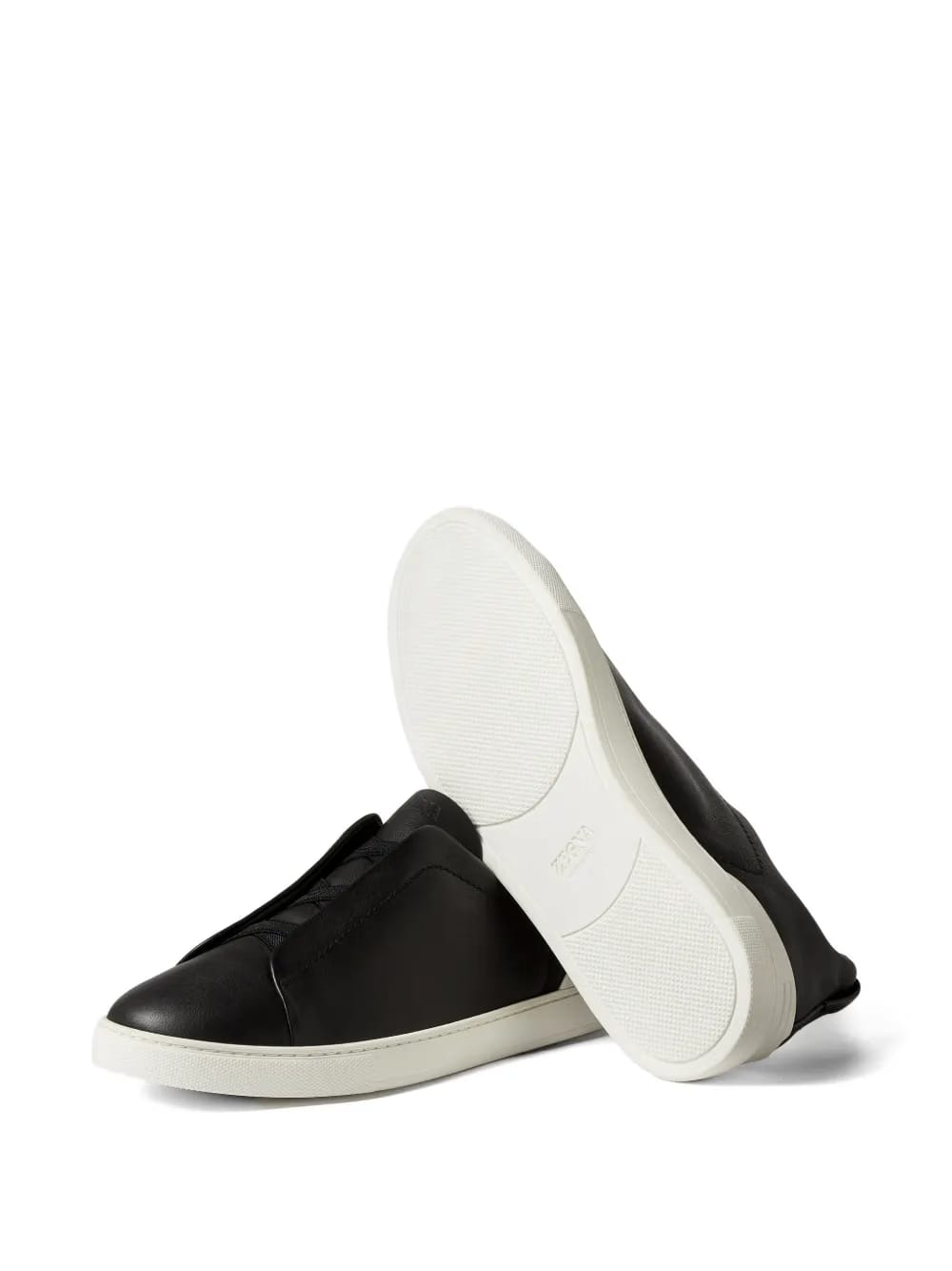 Zegna Triple Stitch Secondskin black sneakers