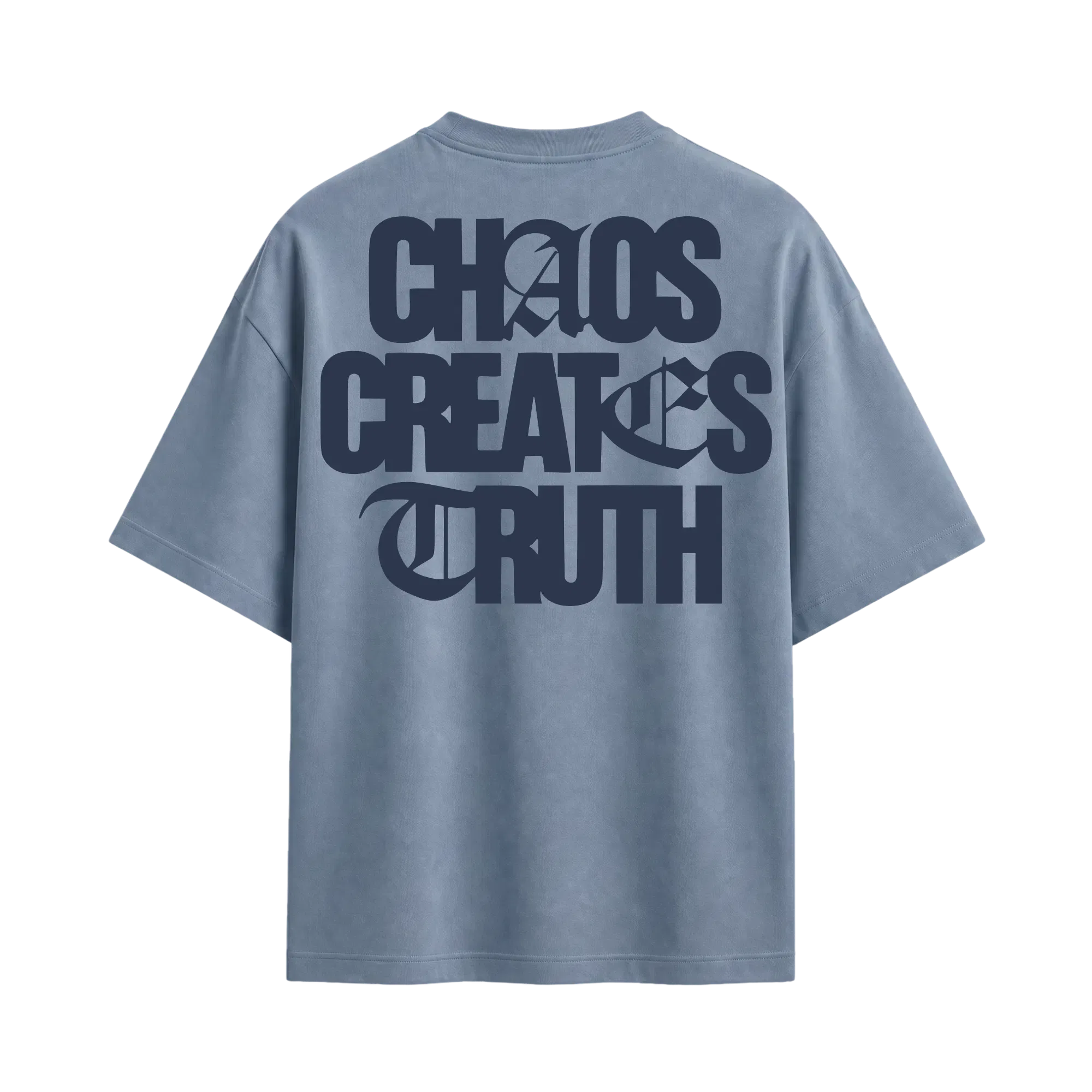 Myugen Chaos Creates Truth T-shirt Slate Blue