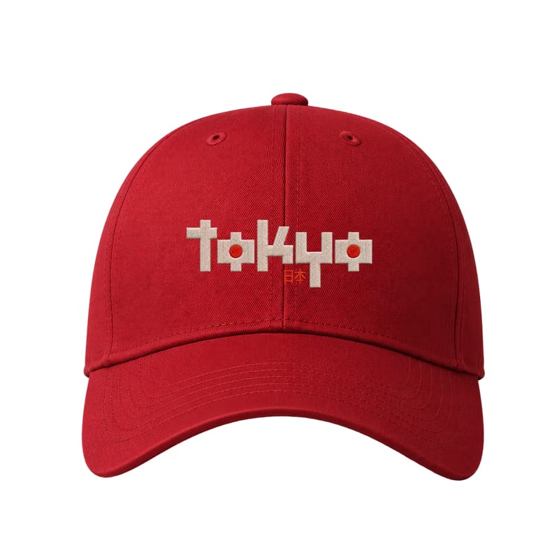 Off Supply Dot Tokyo Red Cap