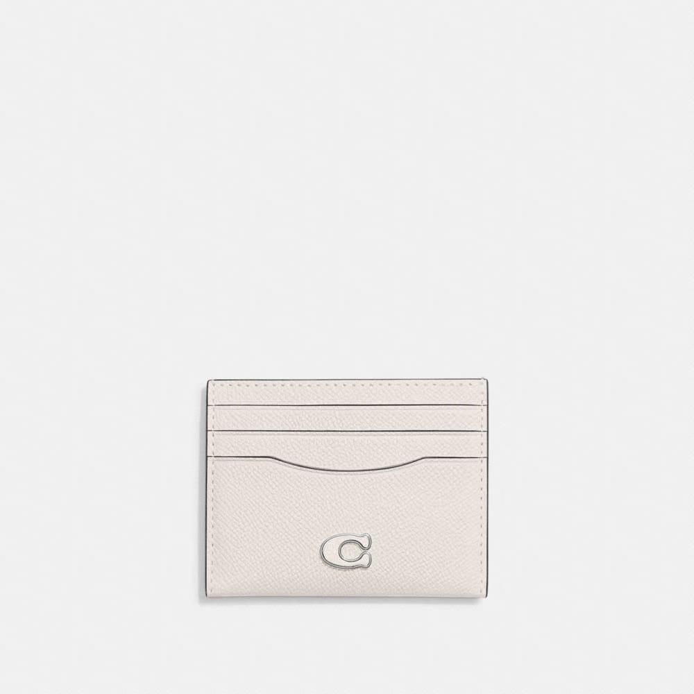 Coach Card Case Chalk