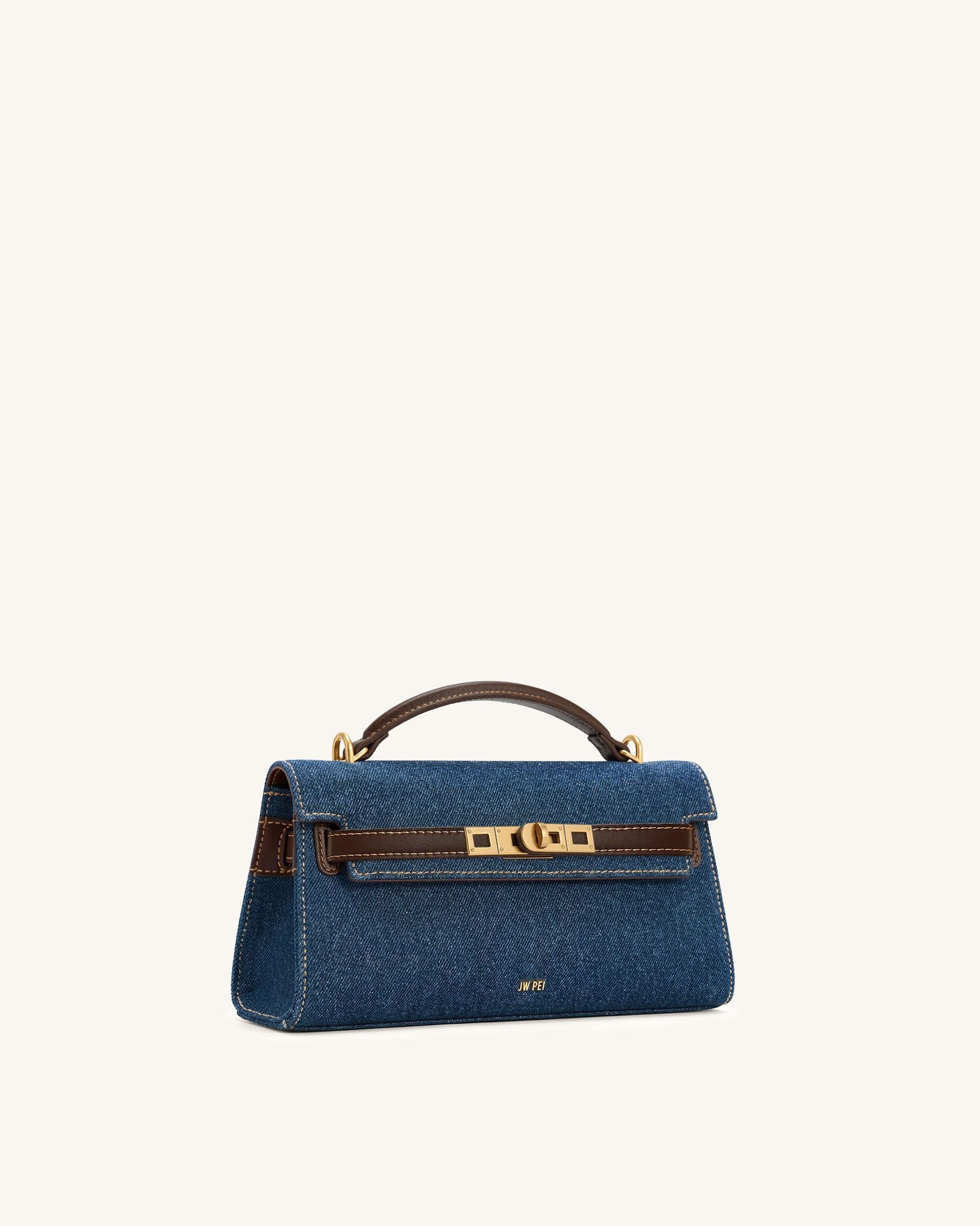 Jw Pei Noor Top Handle Bag Blue Denim