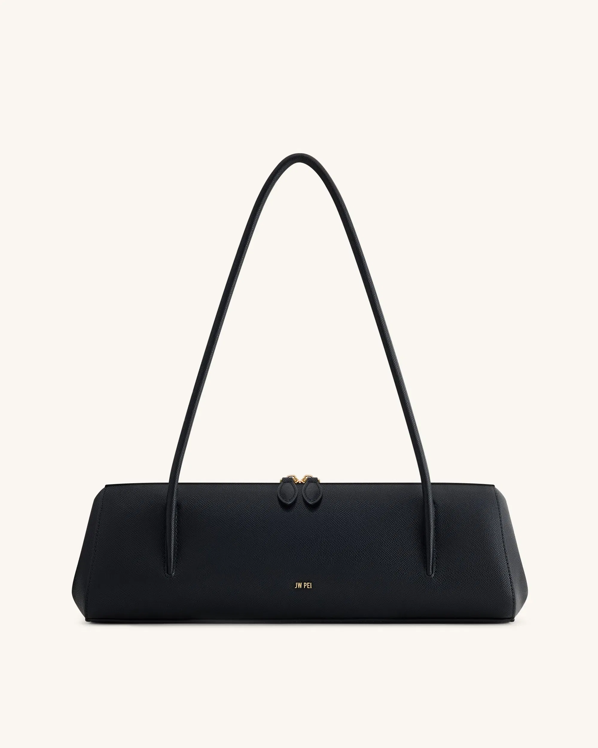 Jw Pei Nova Minimalist Shoulder Bag Jet Black
