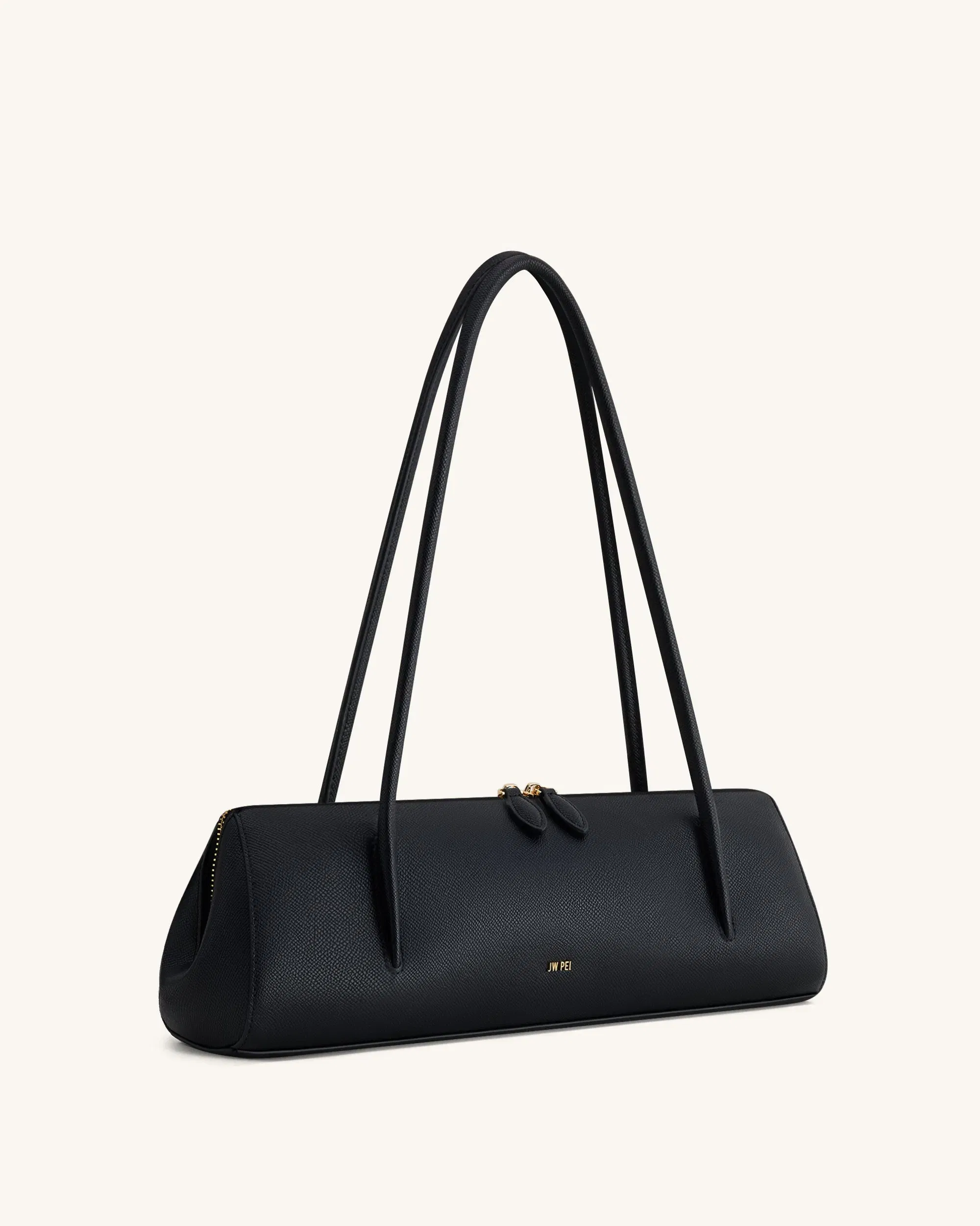 Jw Pei Nova Minimalist Shoulder Bag Jet Black