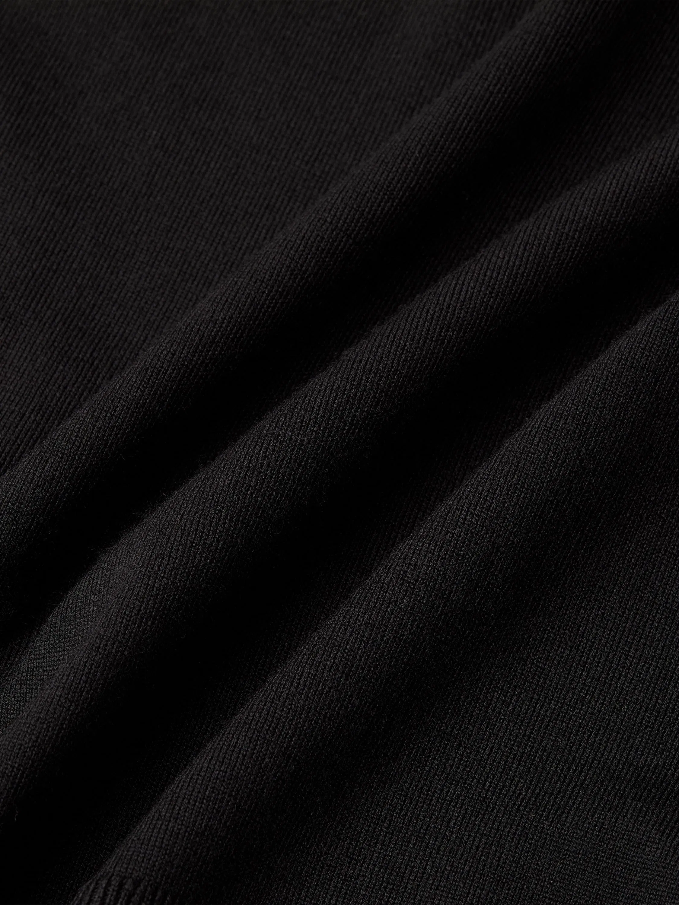 Zegna Black Wool Crewneck
