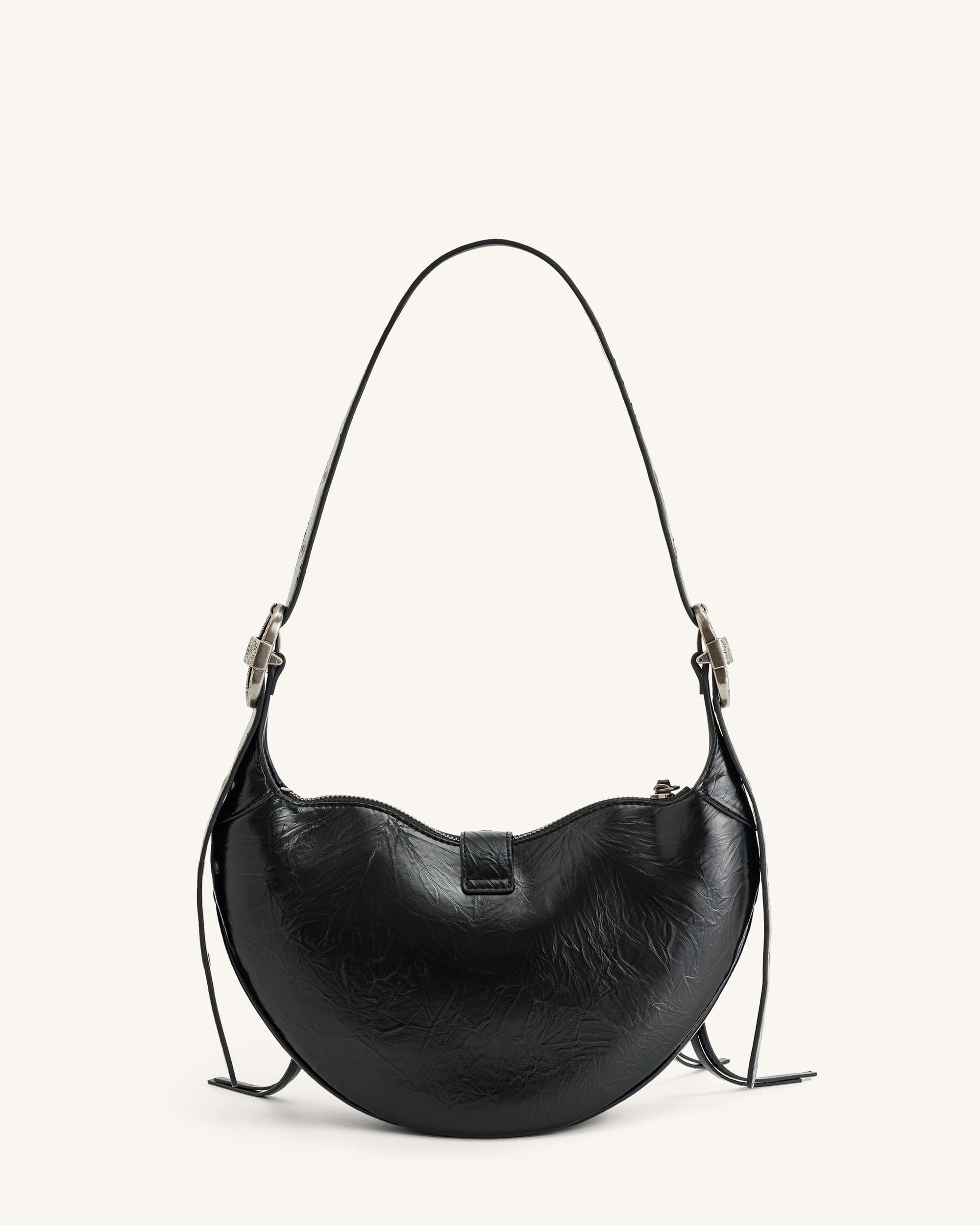 Jw Pei Tessa Crushed Shoulder Bag Black