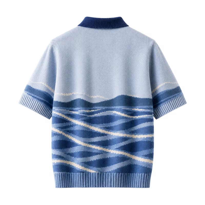Marina Yacht Club Jacquard Polo T-Shirt