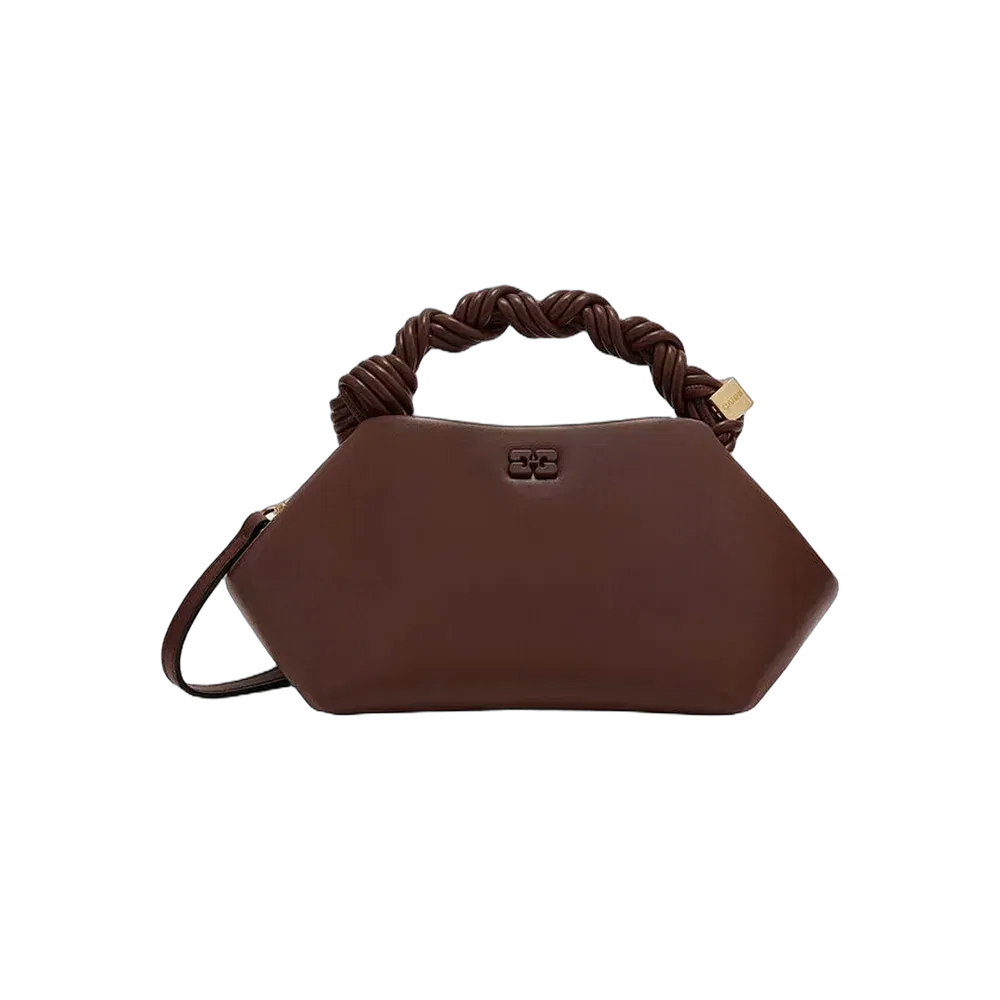 Ganni Brown Small Bou Bag